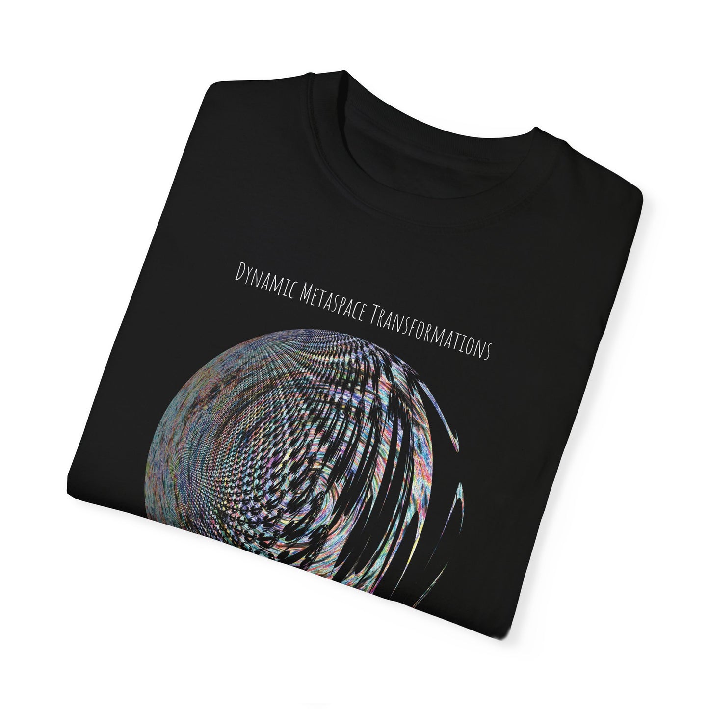 Unisex Garment-Dyed T-shirt - Fractal Moon No.2