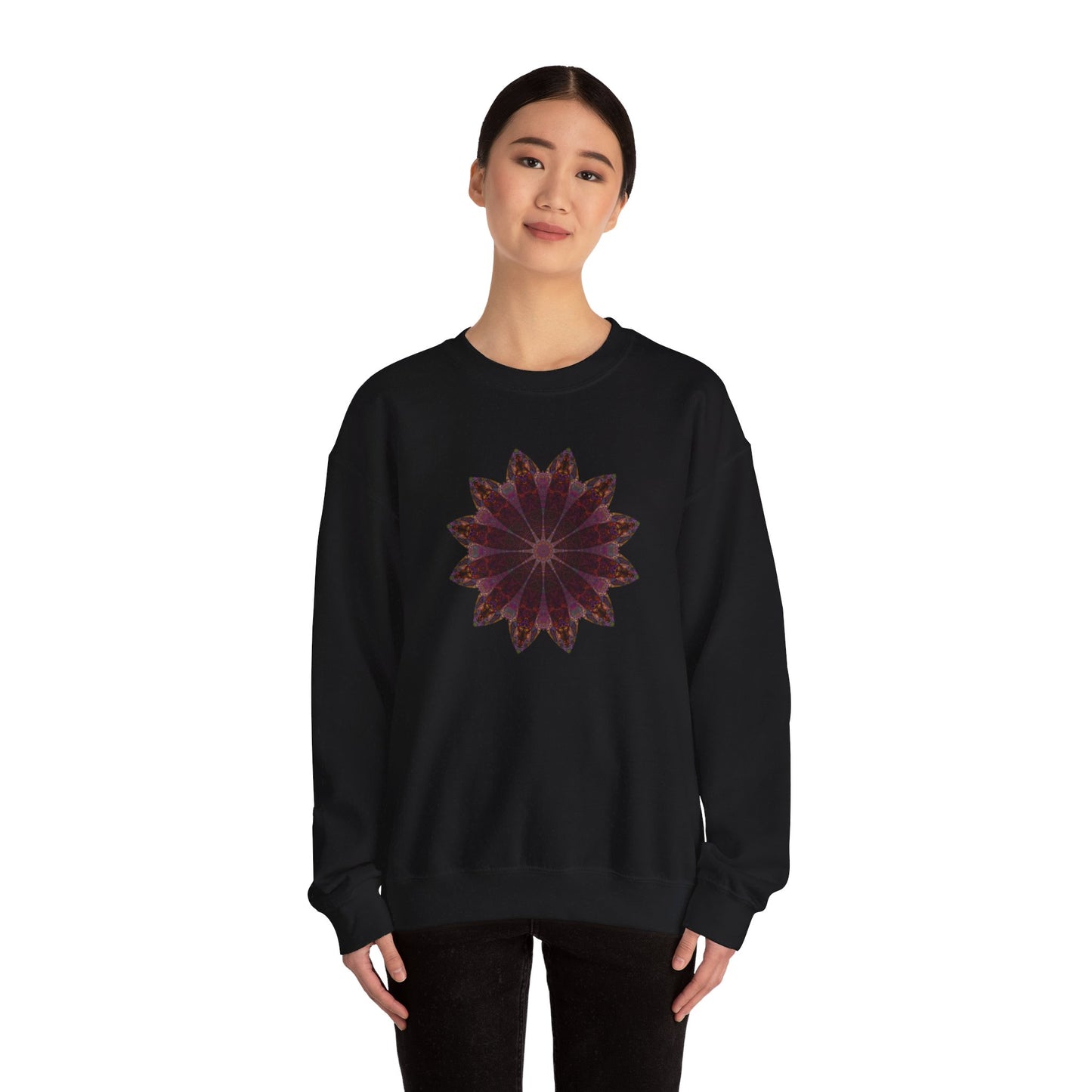 Unisex Heavy Blend™ Crewneck Sweatshirt - Love Light Mandalas No.5