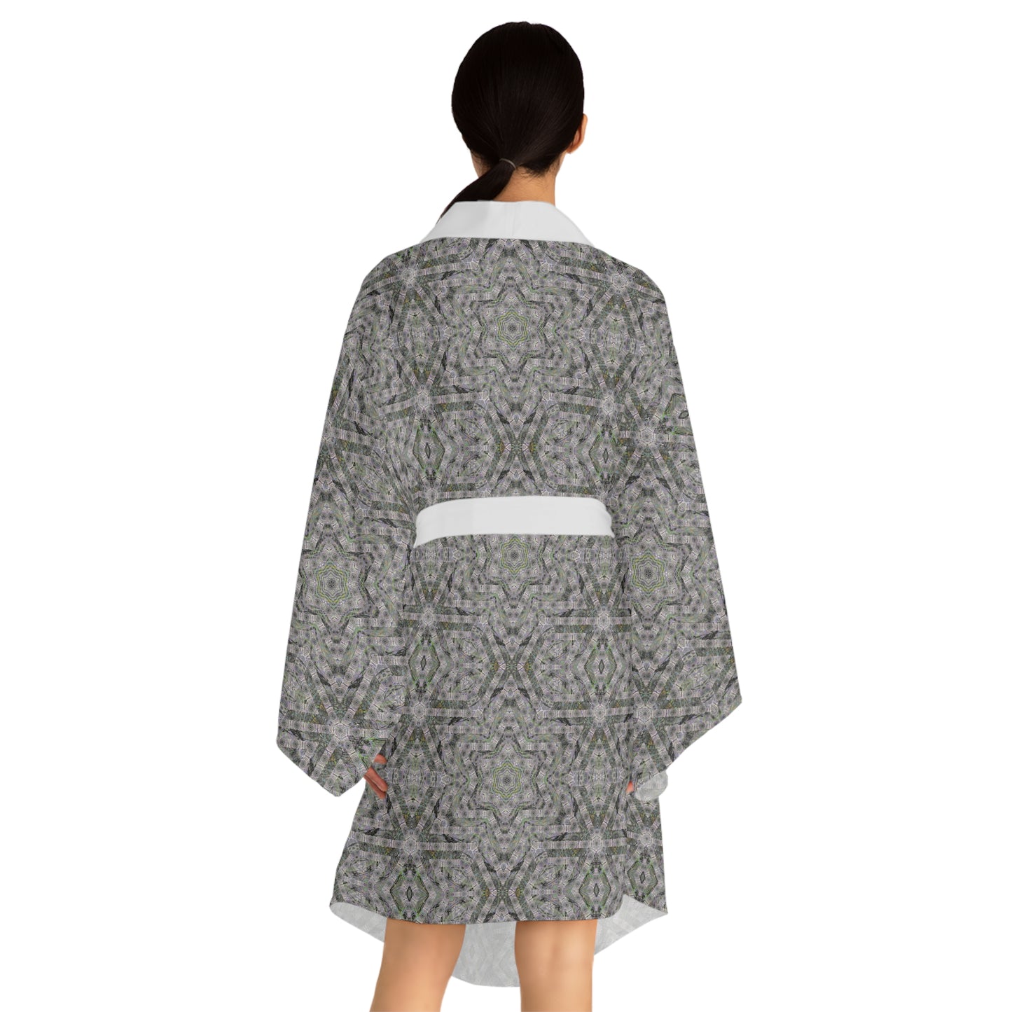 Long Sleeve Kimono Robe - P5 Kaleidoscopic No.27