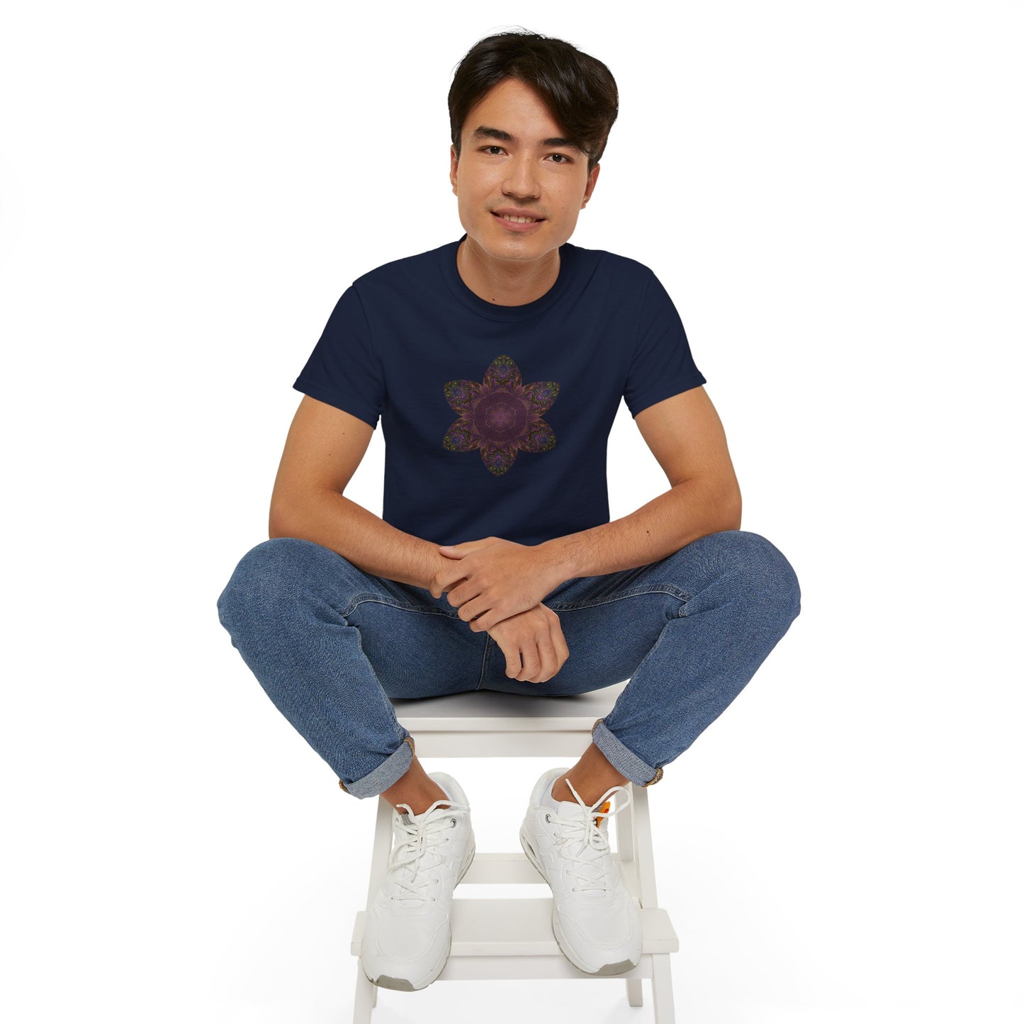 Unisex Ultra Cotton Tee - Love Light Mandalas No.3