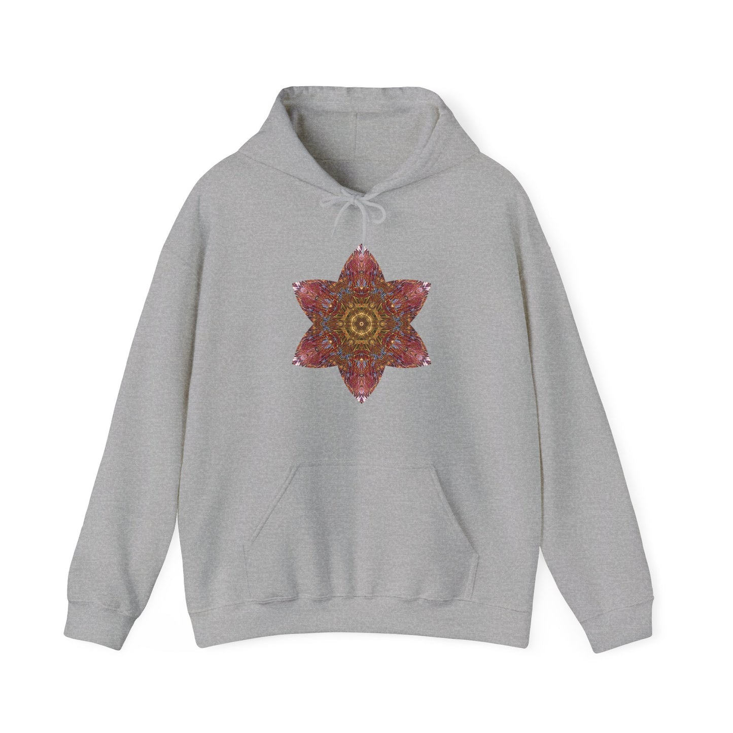 Unisex Heavy Blend™ Hooded Sweatshirt - Starflower Mandalas No.3