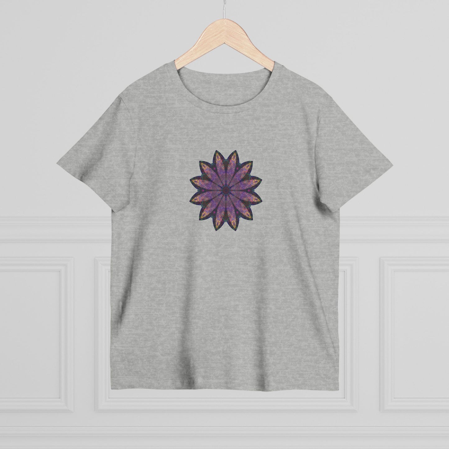 Women’s Maple Tee - Love Light Mandalas No.24