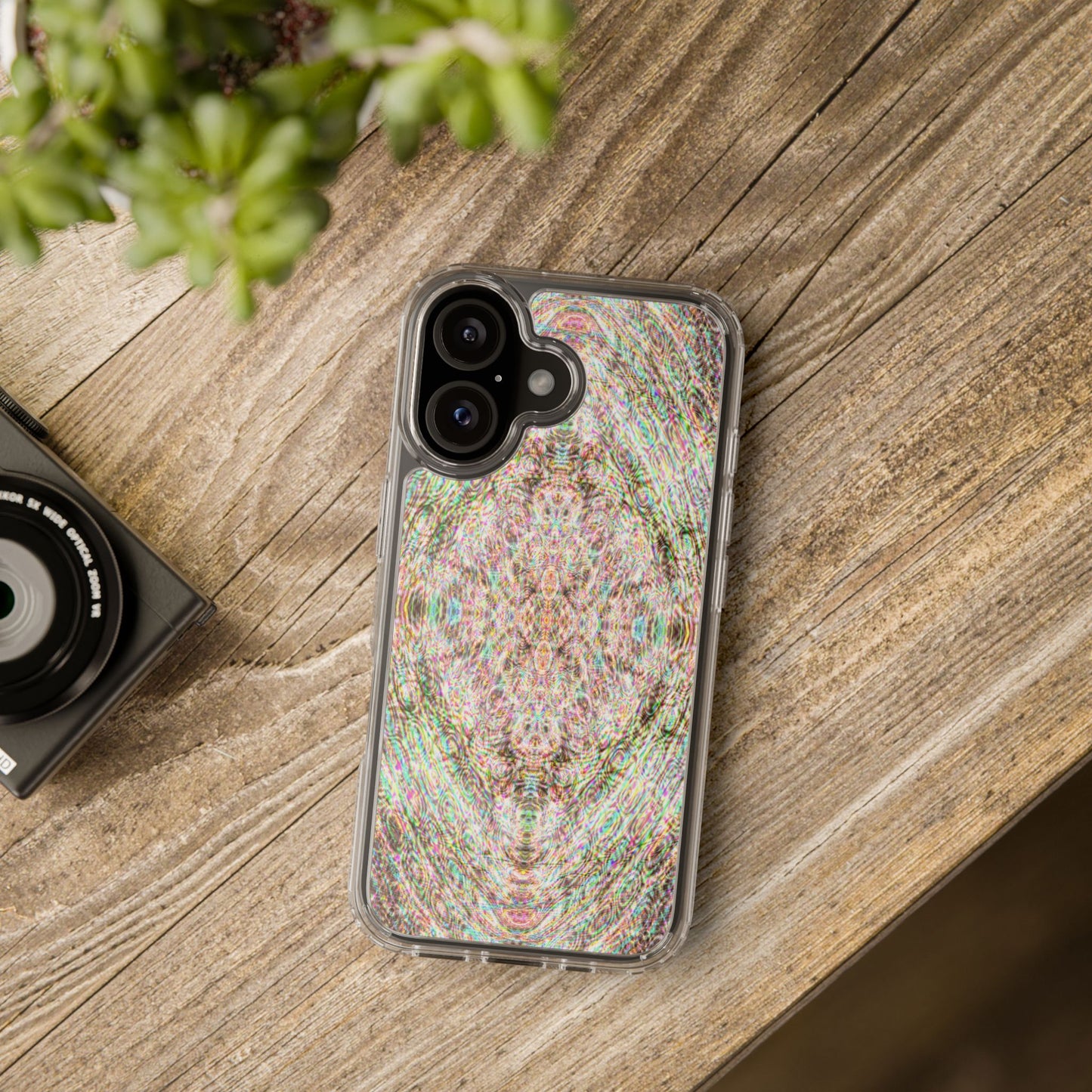 iPhone 16 Clear Case – DMT Seer No.15