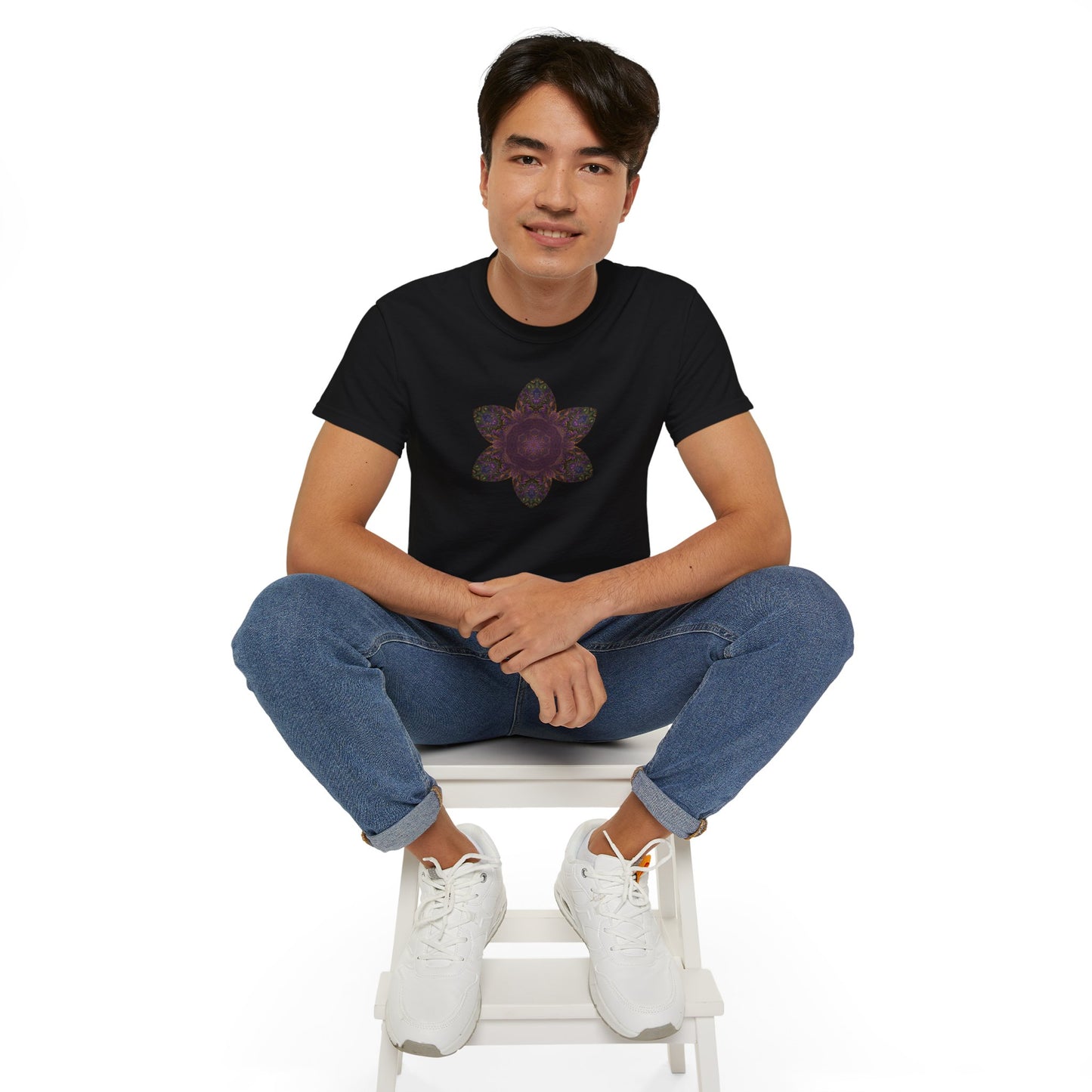 Unisex Ultra Cotton Tee - Love Light Mandalas No.3