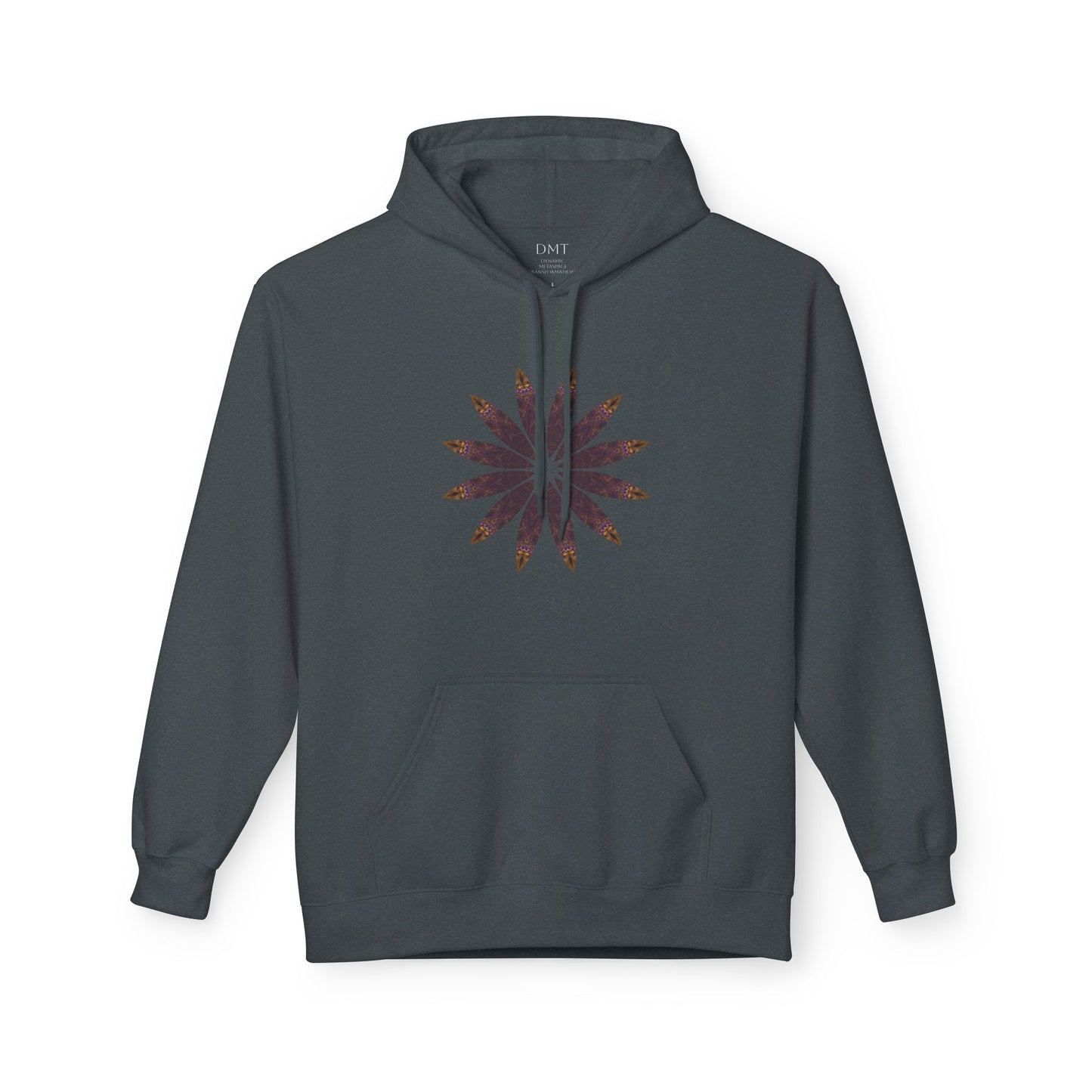 Unisex Midweight Softstyle Fleece Hoodie - Love Light Mandalas No.2