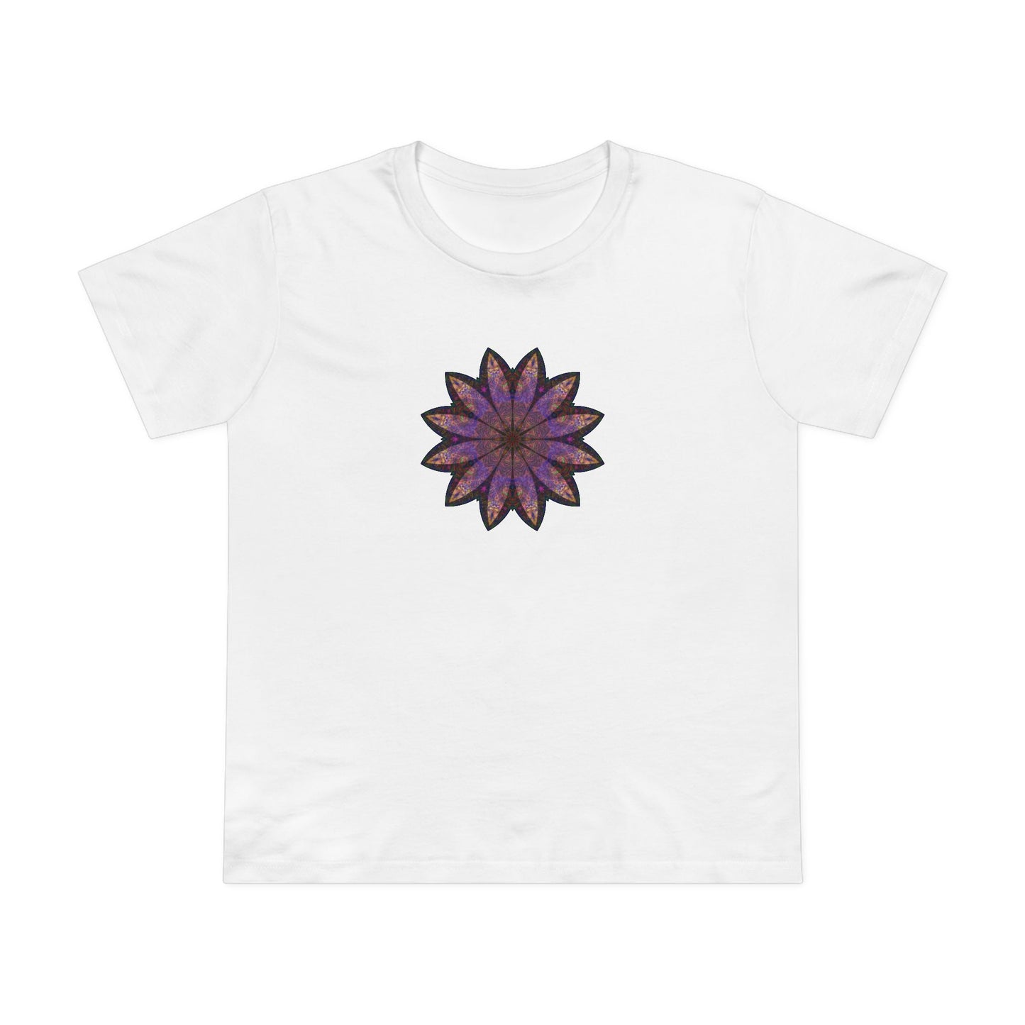 Women’s Maple Tee - Love Light Mandalas No.23