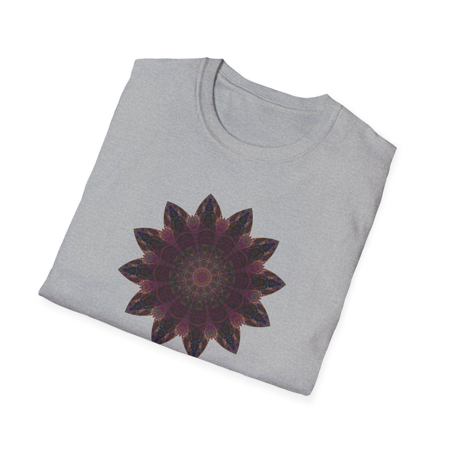 Unisex Softstyle T-Shirt - Love Light Mandalas No.8
