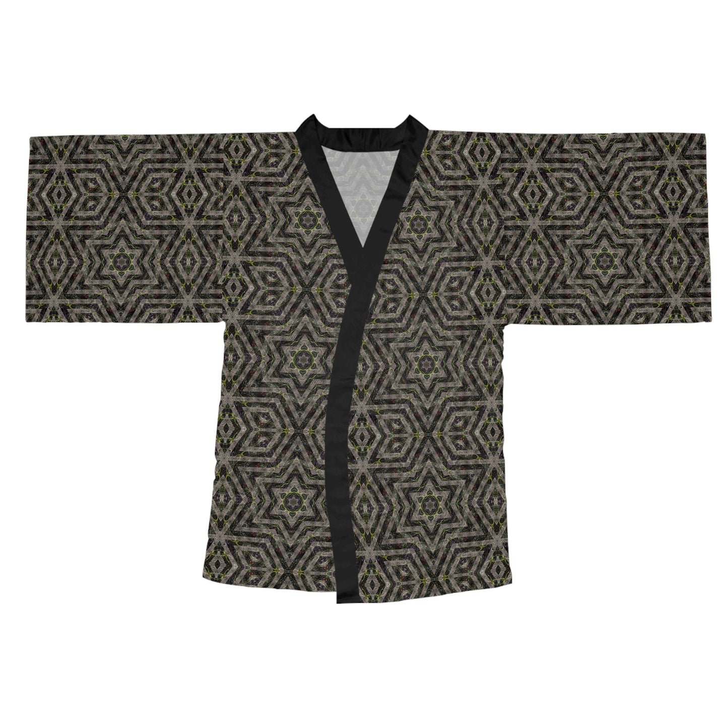Long Sleeve Kimono Robe - P5 Kaleidoscopic No.7