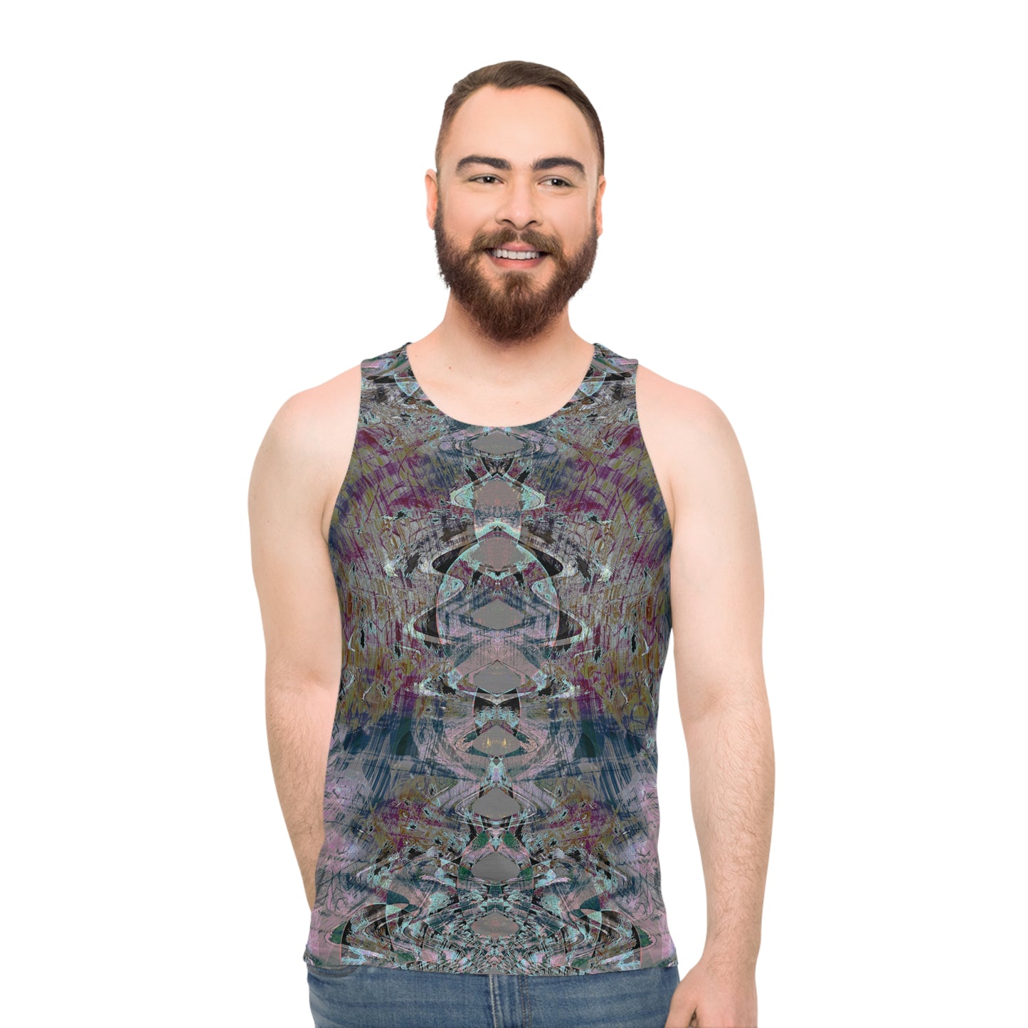 Unisex Tank Top - Love Light Fractals No.5