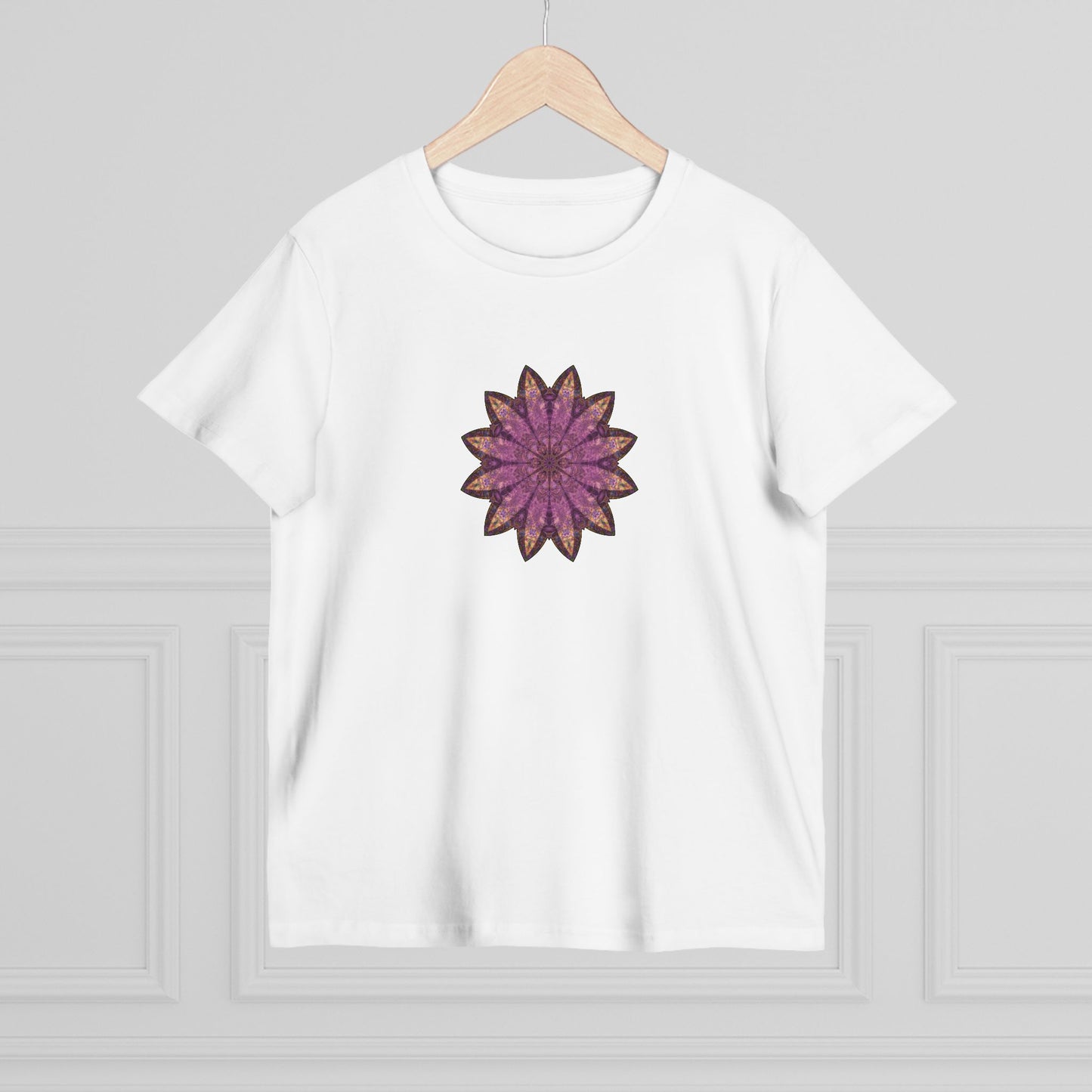 Women’s Maple Tee - Love Light Mandalas No.16
