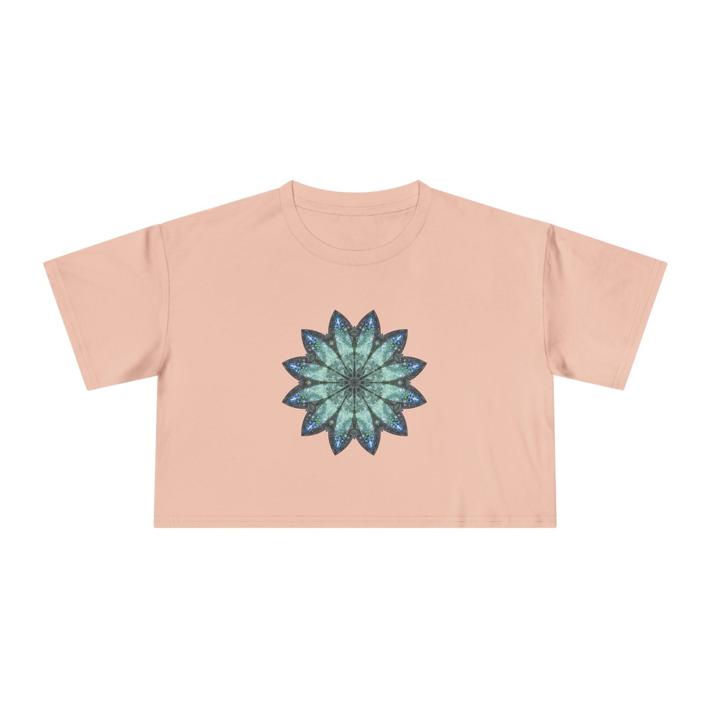 Women's Cropped Tee - Love Light Mandalas No.20