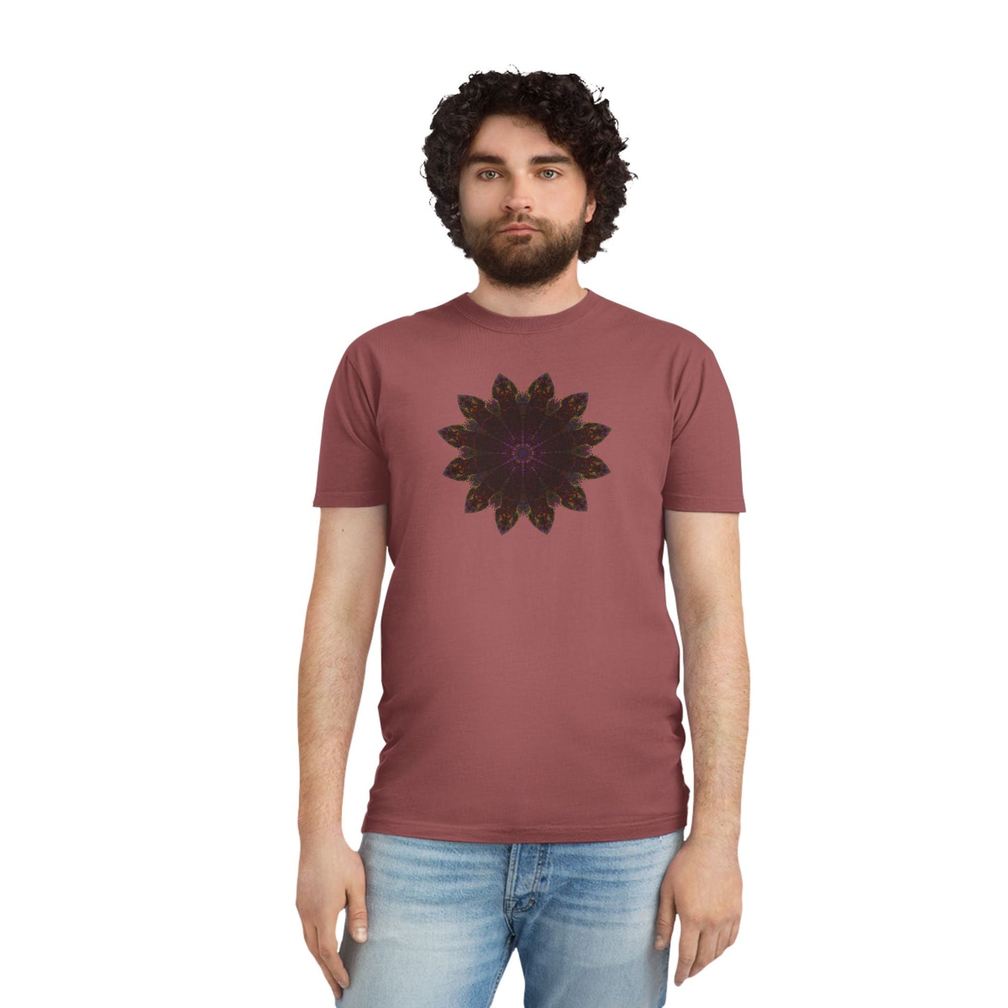 Unisex Faded Shirt - Love Light Mandalas No.12