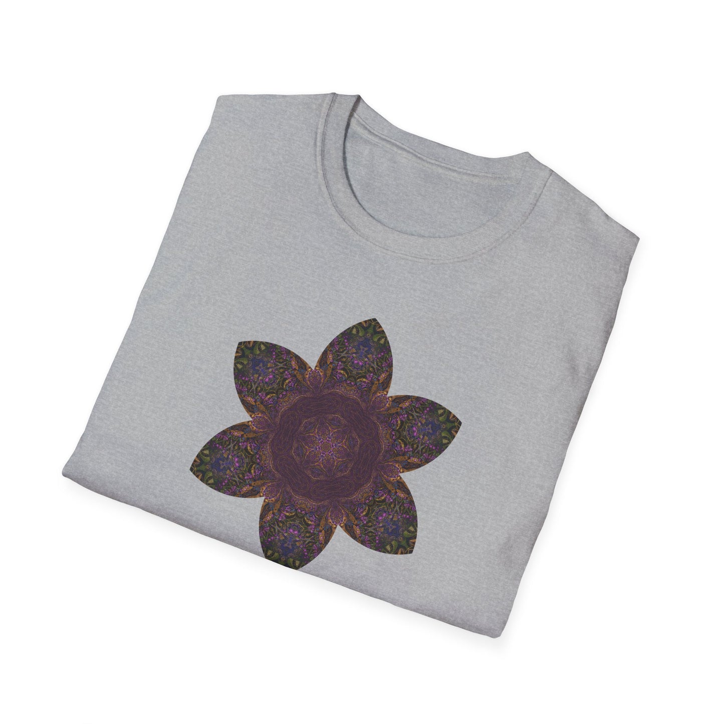 Unisex Softstyle T-Shirt - Love Light Mandalas No.3