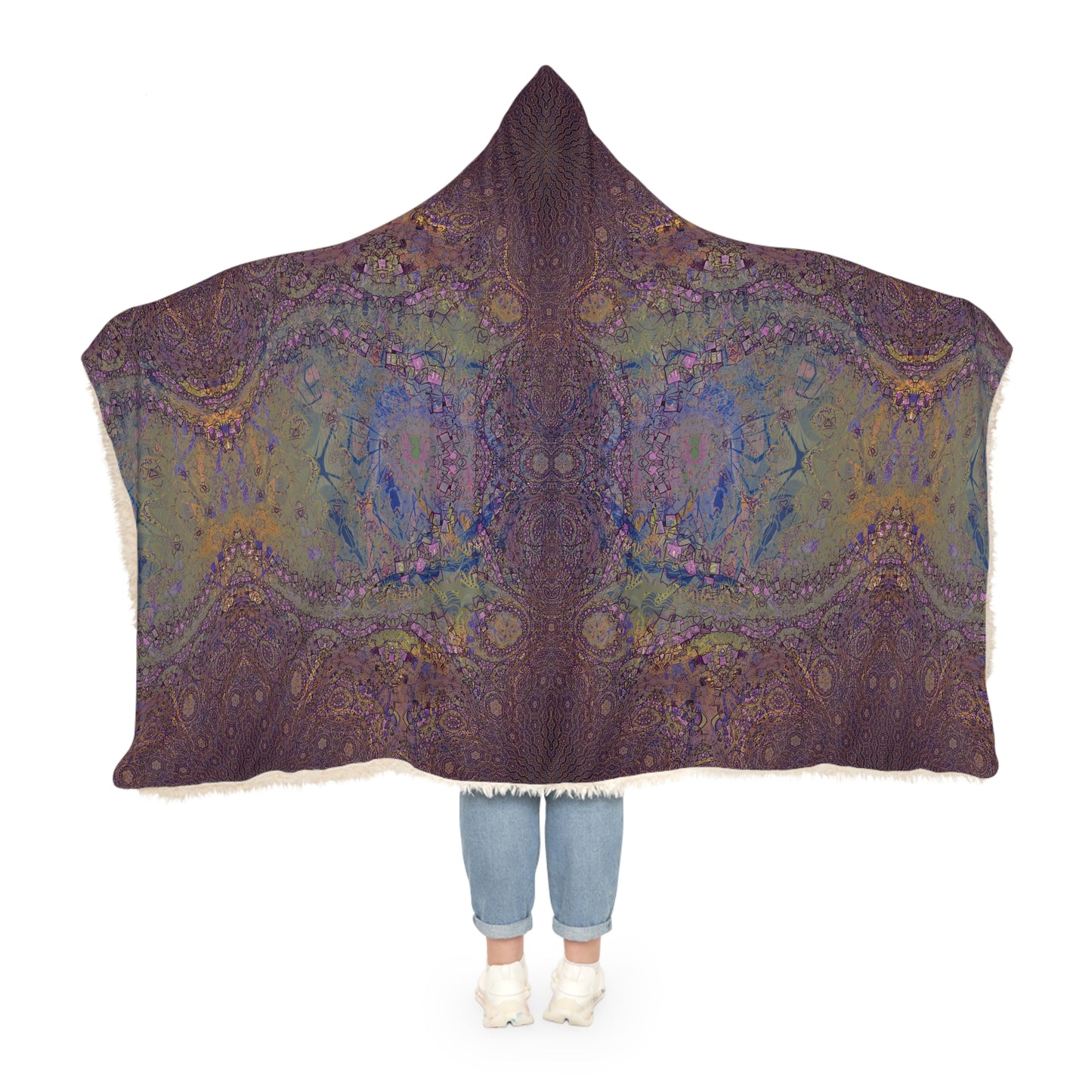 Snuggle Blanket - Love Light Fractals No.12