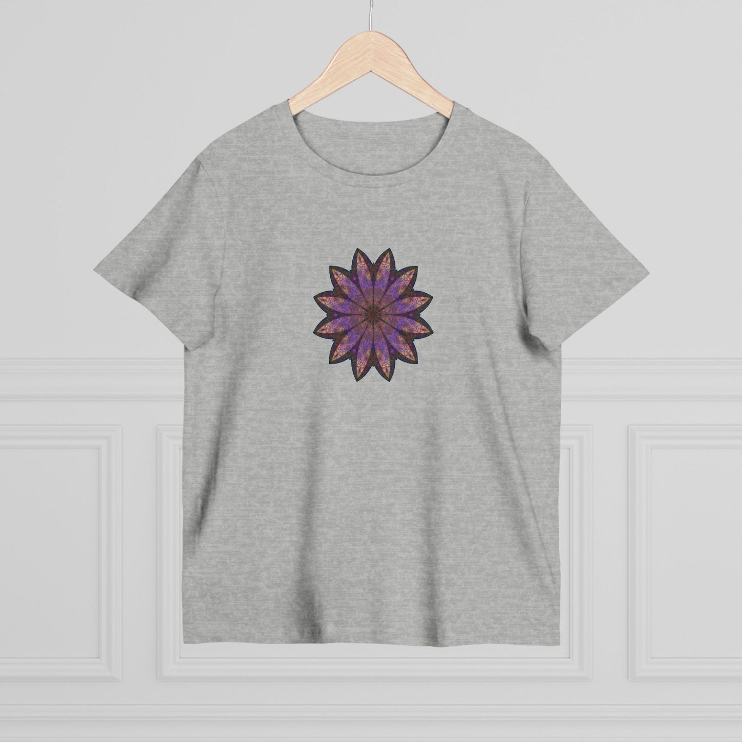 Women’s Maple Tee - Love Light Mandalas No.23