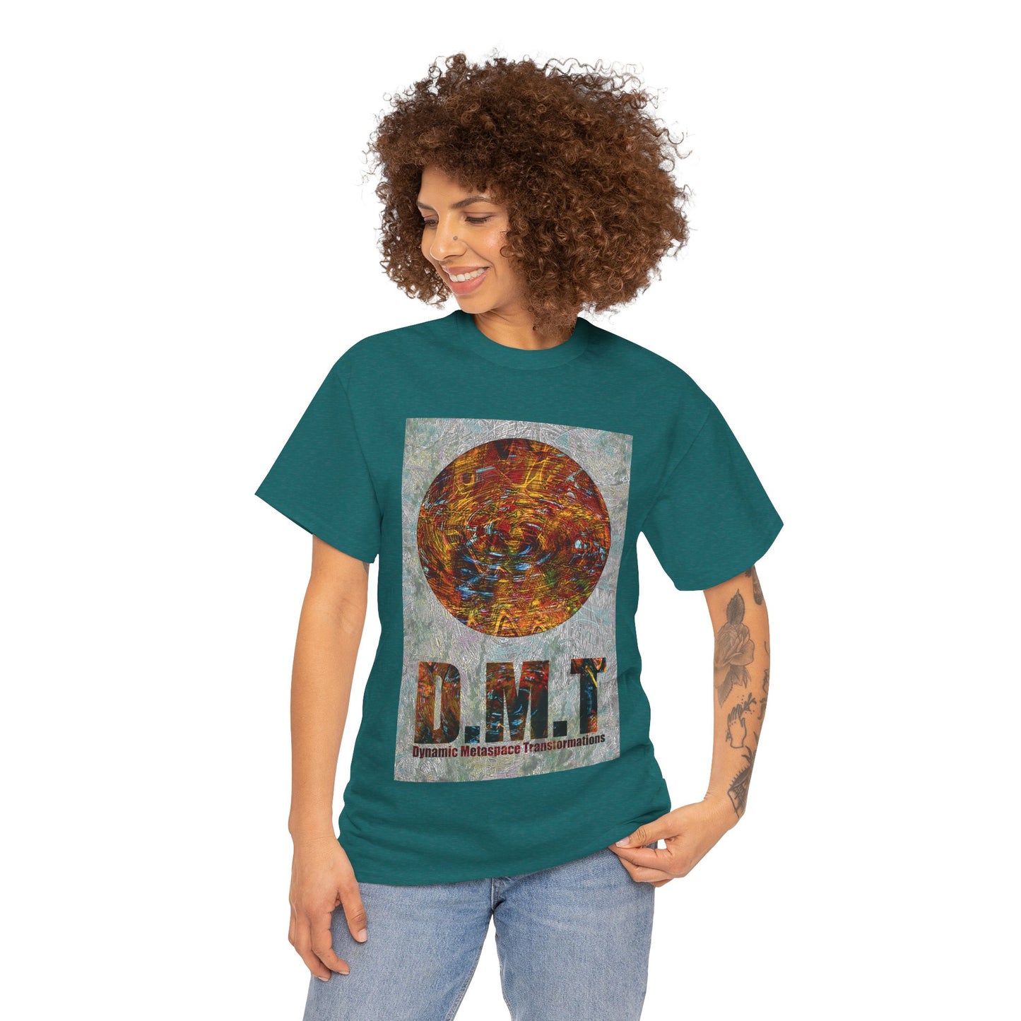 Unisex Heavy Cotton Tee - DMT Spheres No.1