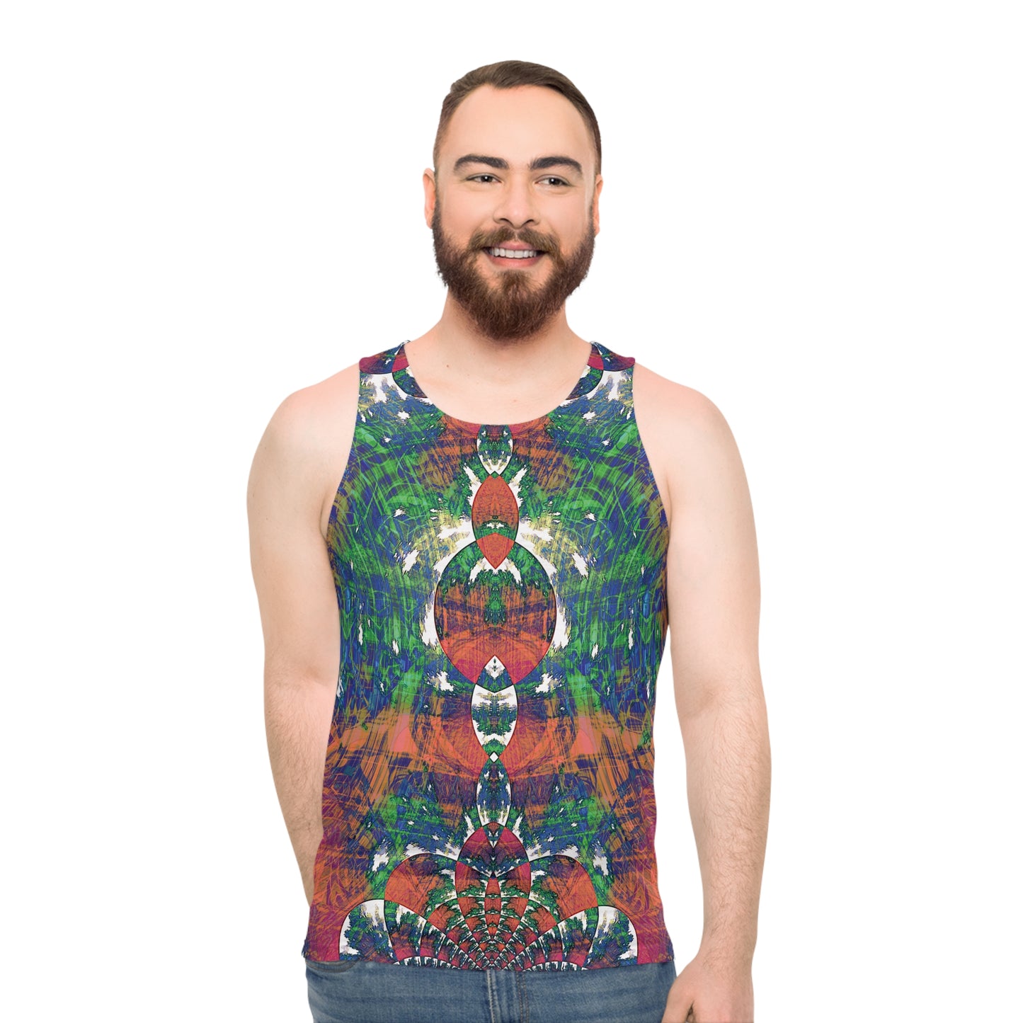 Unisex Tank Top - Love Light Fractals No.2