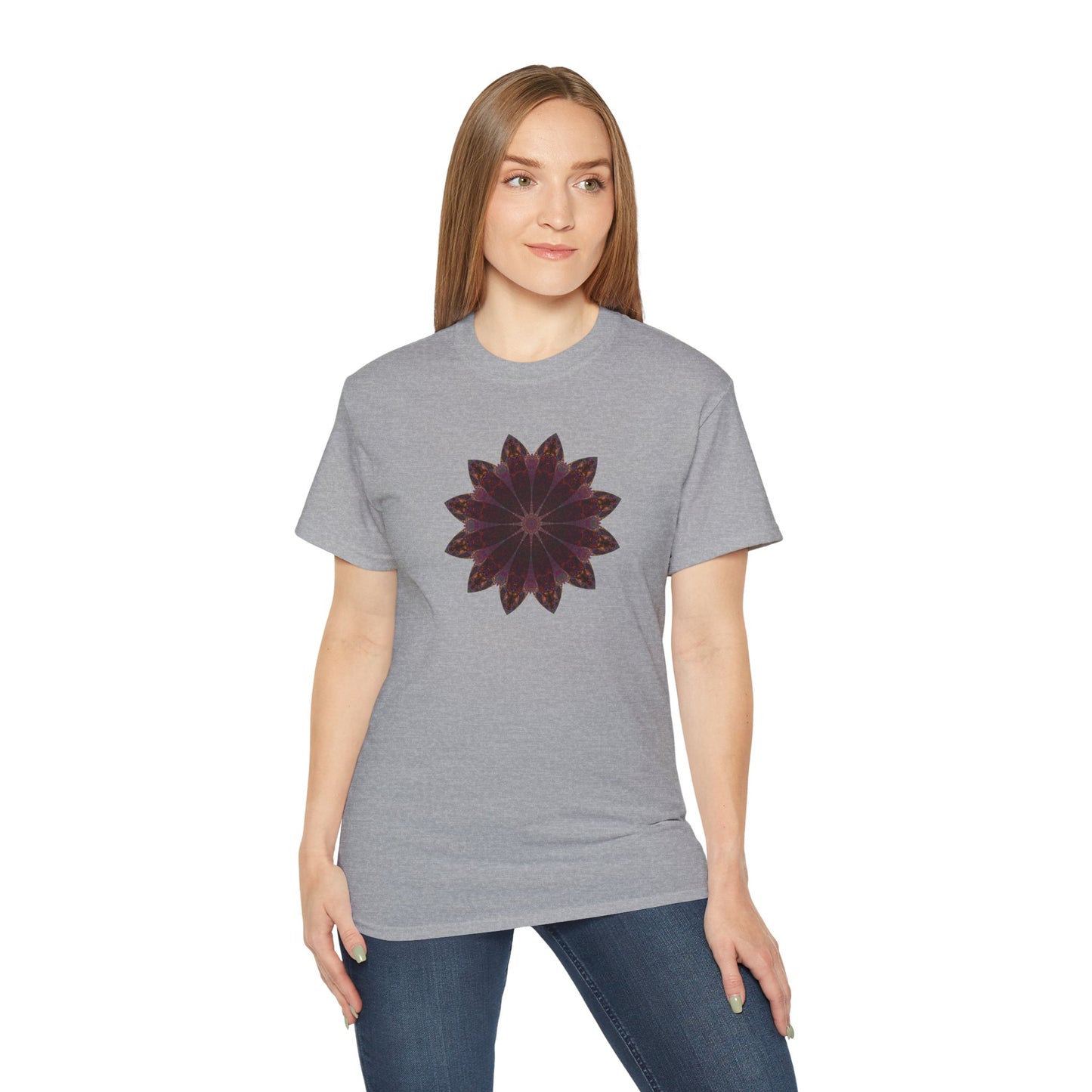 Unisex Ultra Cotton Tee - Love Light Mandalas No.5