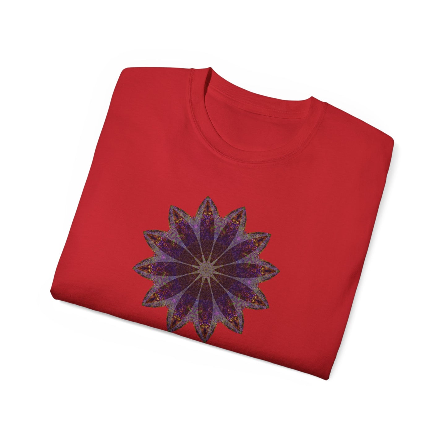 Unisex Ultra Cotton Tee - Love Light Mandalas No.11