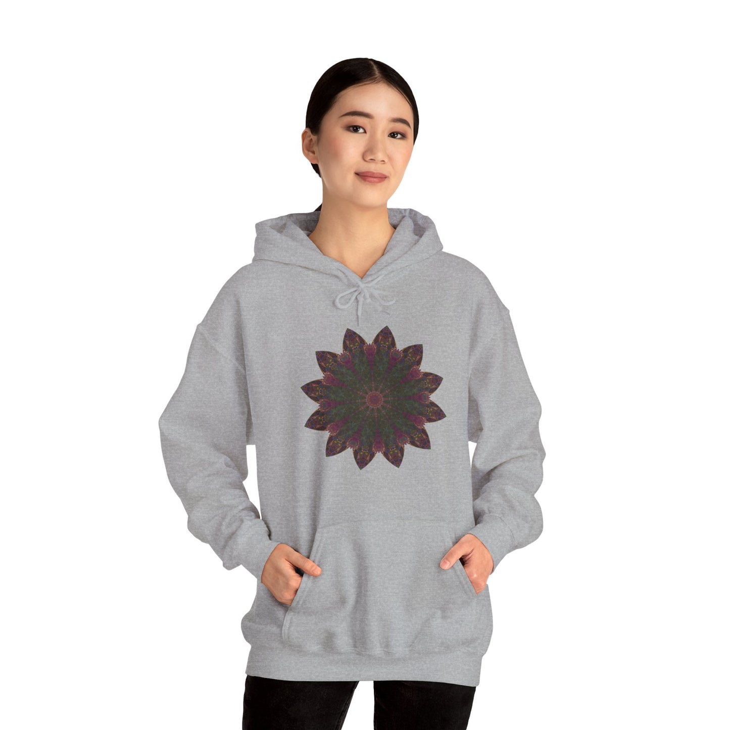 Unisex Heavy Blend™ Hooded Sweatshirt - Love Light Mandalas No.7