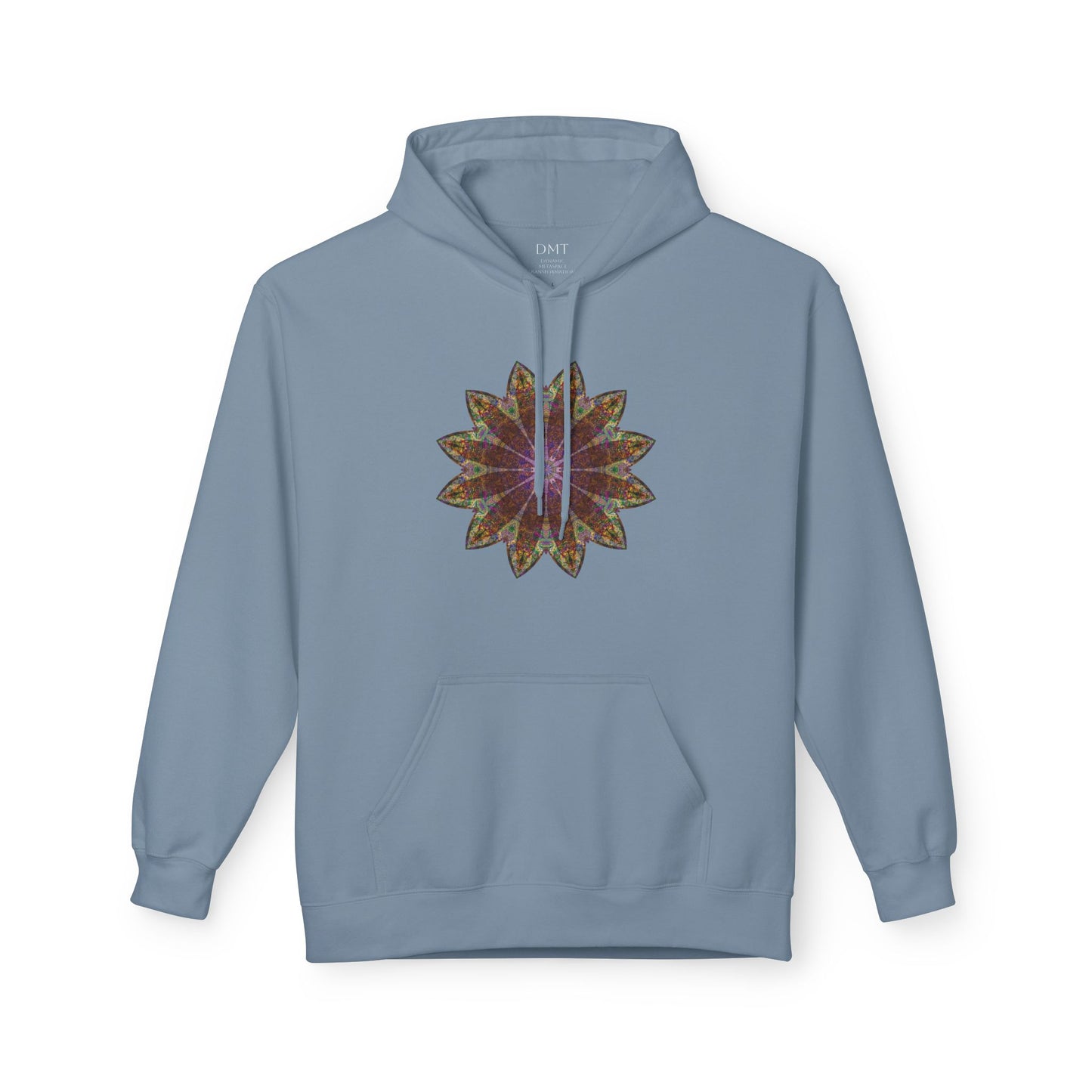 Unisex Midweight Softstyle Fleece Hoodie - Love Light Mandalas No.13
