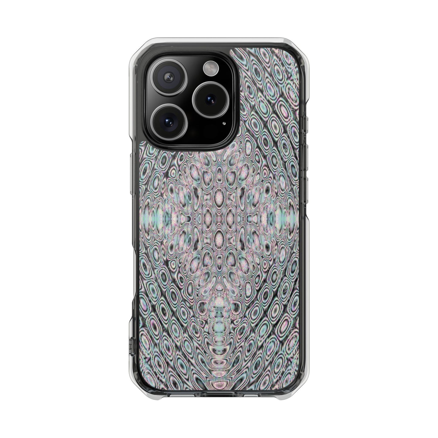 iPhone 16 Magnetic Clear Impact Case - DMT Seer No.13