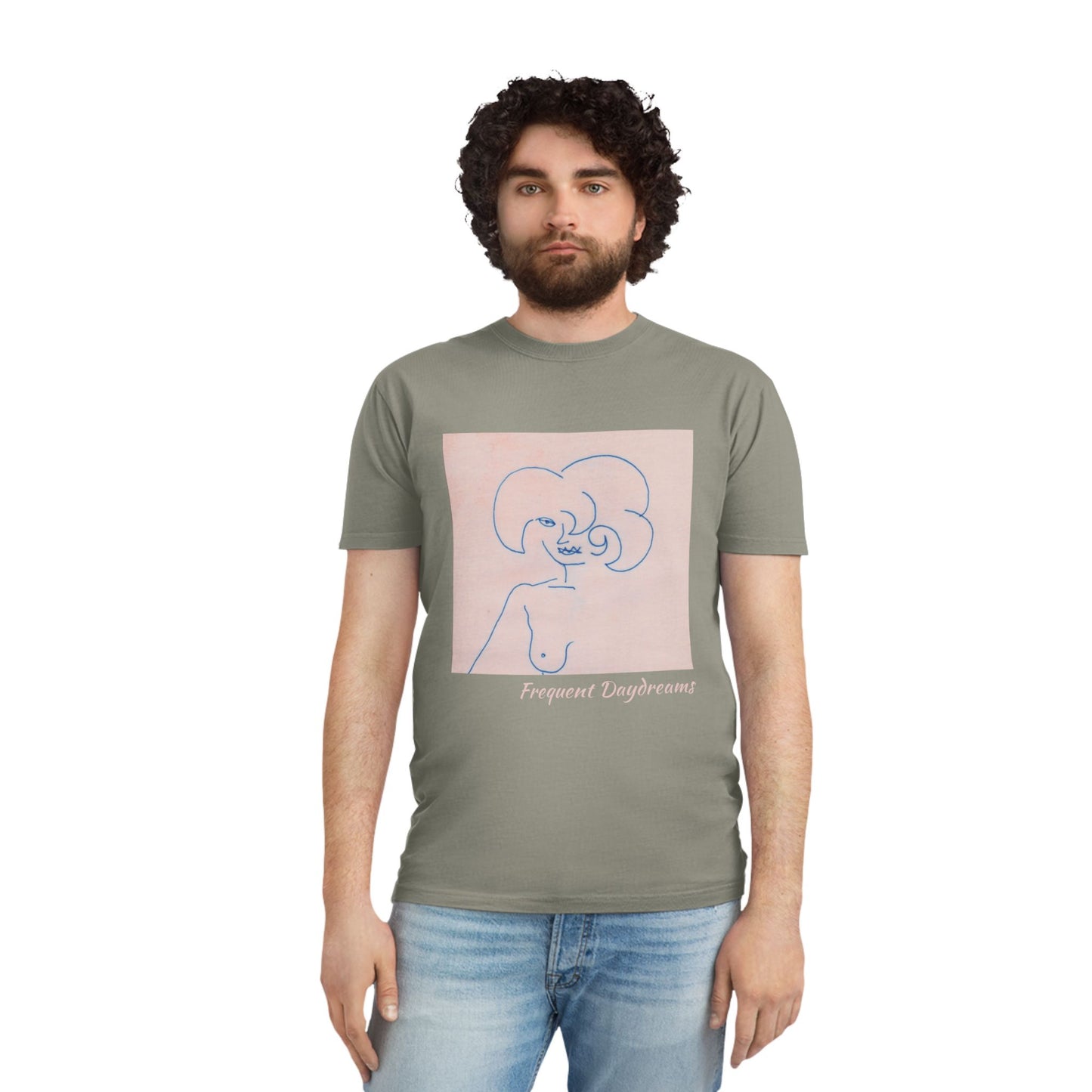 Unisex Faded Shirt - Frequent Daydreams Sketch No.45