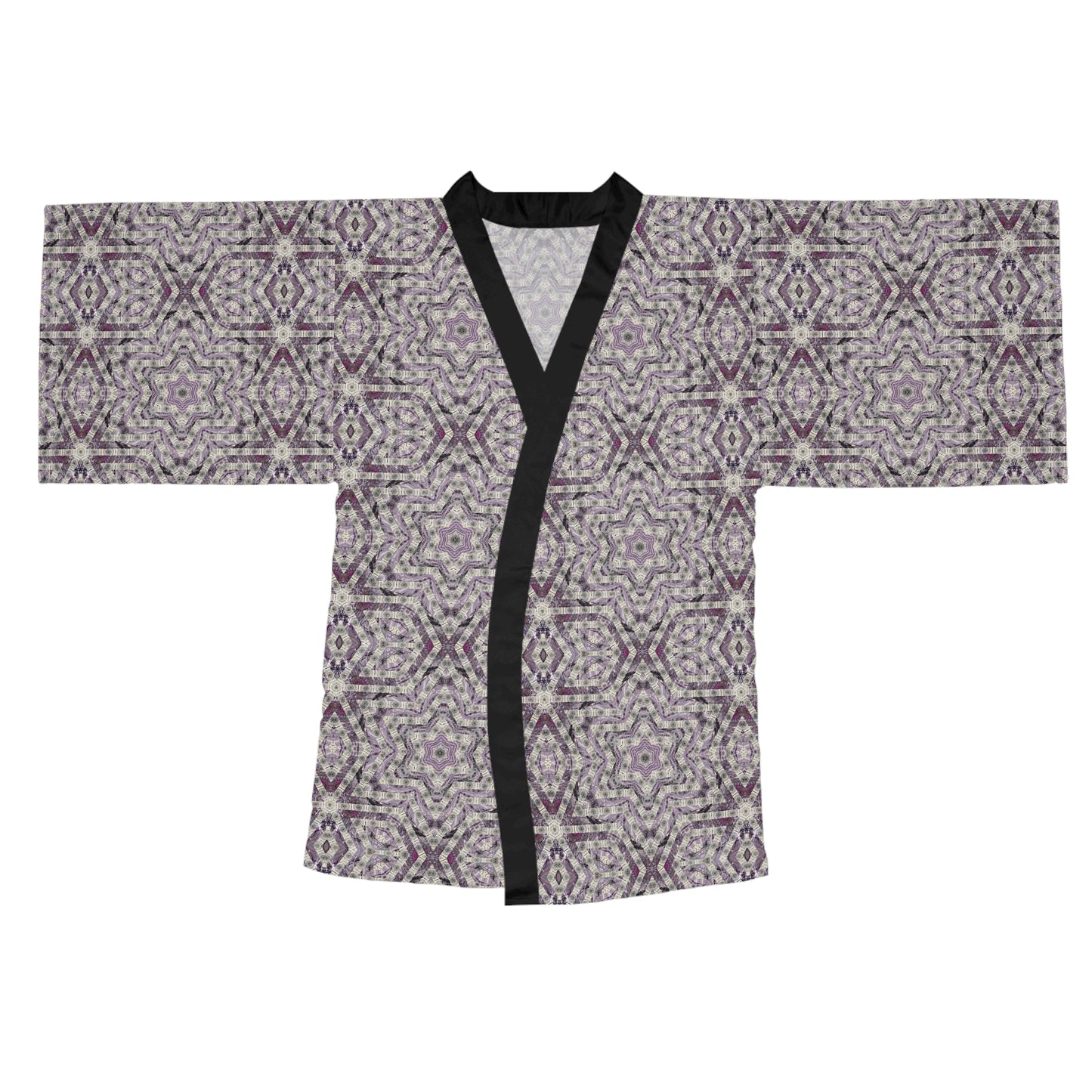 Long Sleeve Kimono Robe - P5 Kaleidoscopic No.22