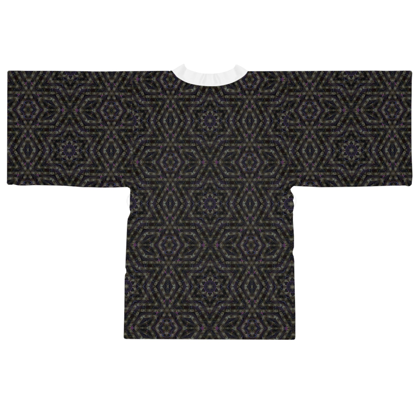 Long Sleeve Kimono Robe - P5 Kaleidoscopic No.12