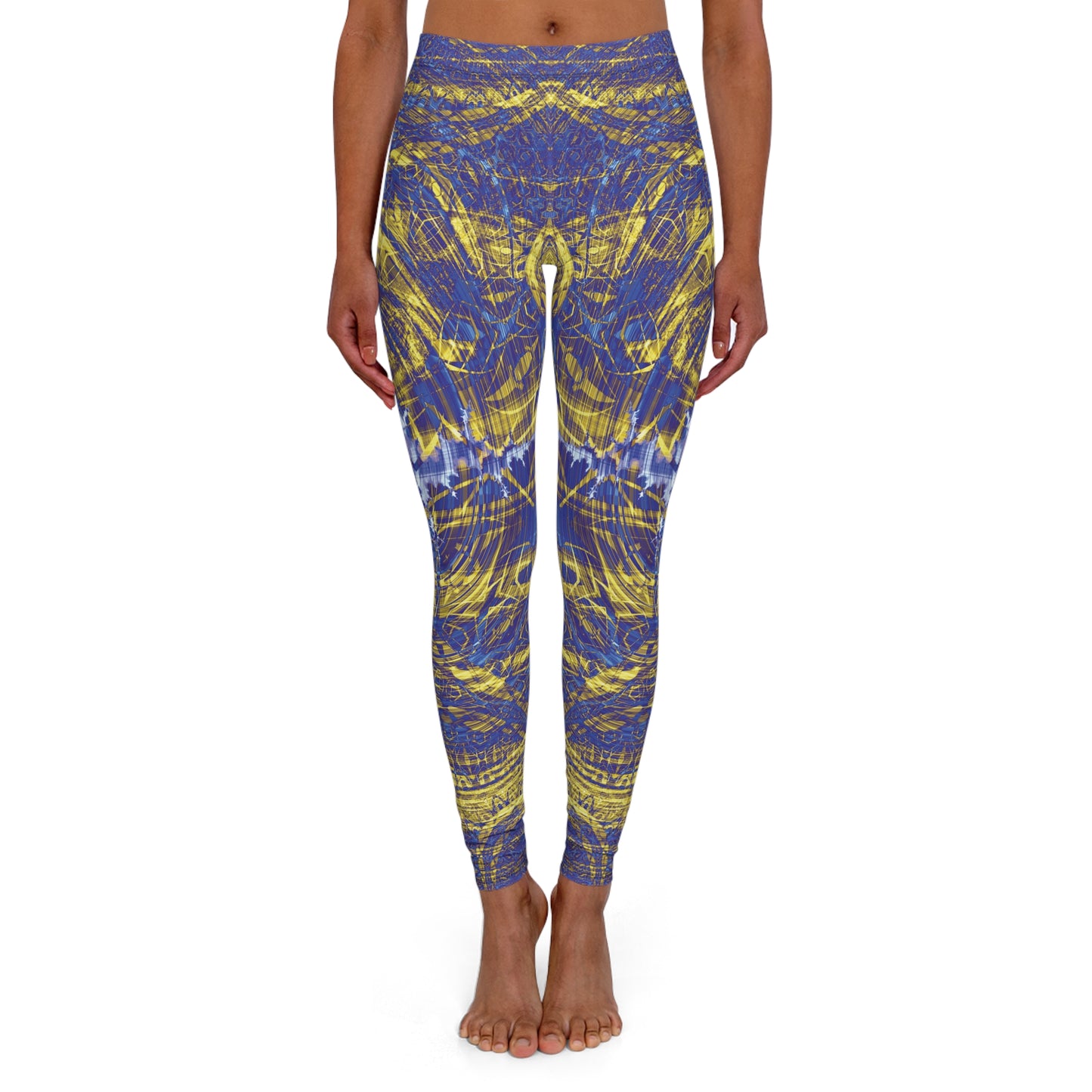 Spandex Leggings - Love Light Fractals No.1