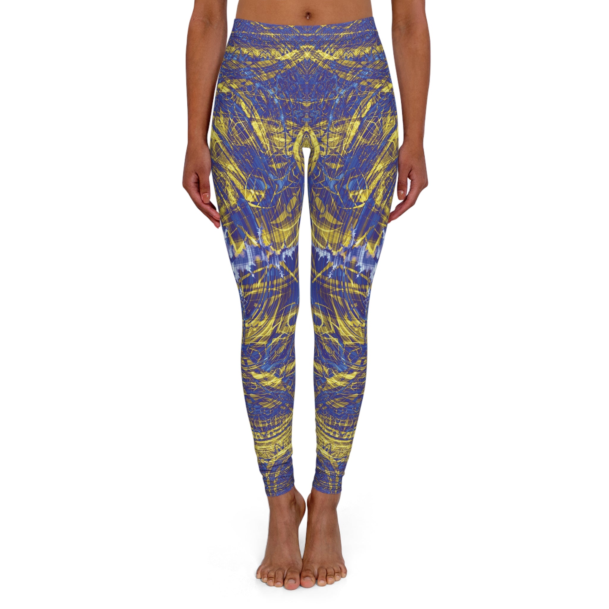 Spandex Leggings - Love Light Fractals No.1