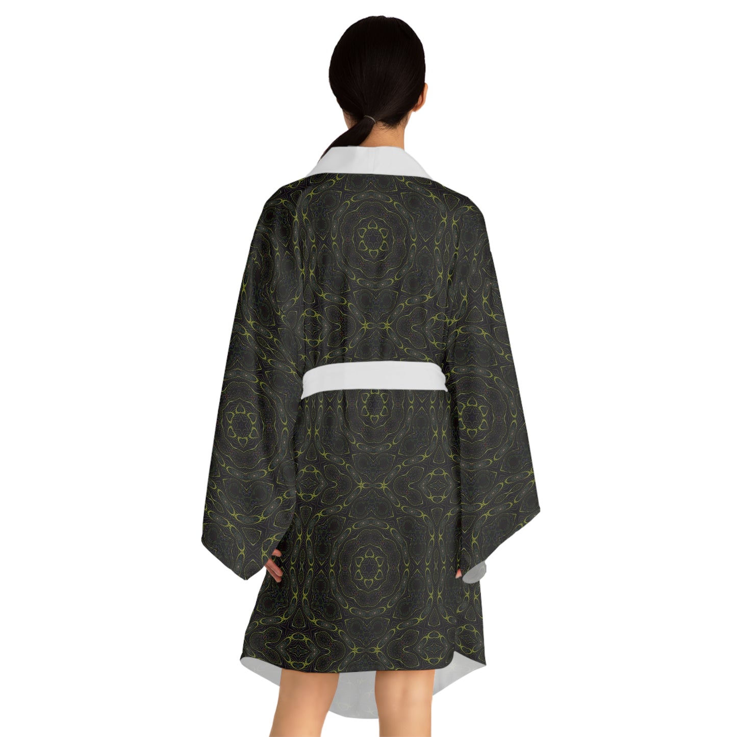 Long Sleeve Kimono Robe - P5 Kaleidoscopic No.4