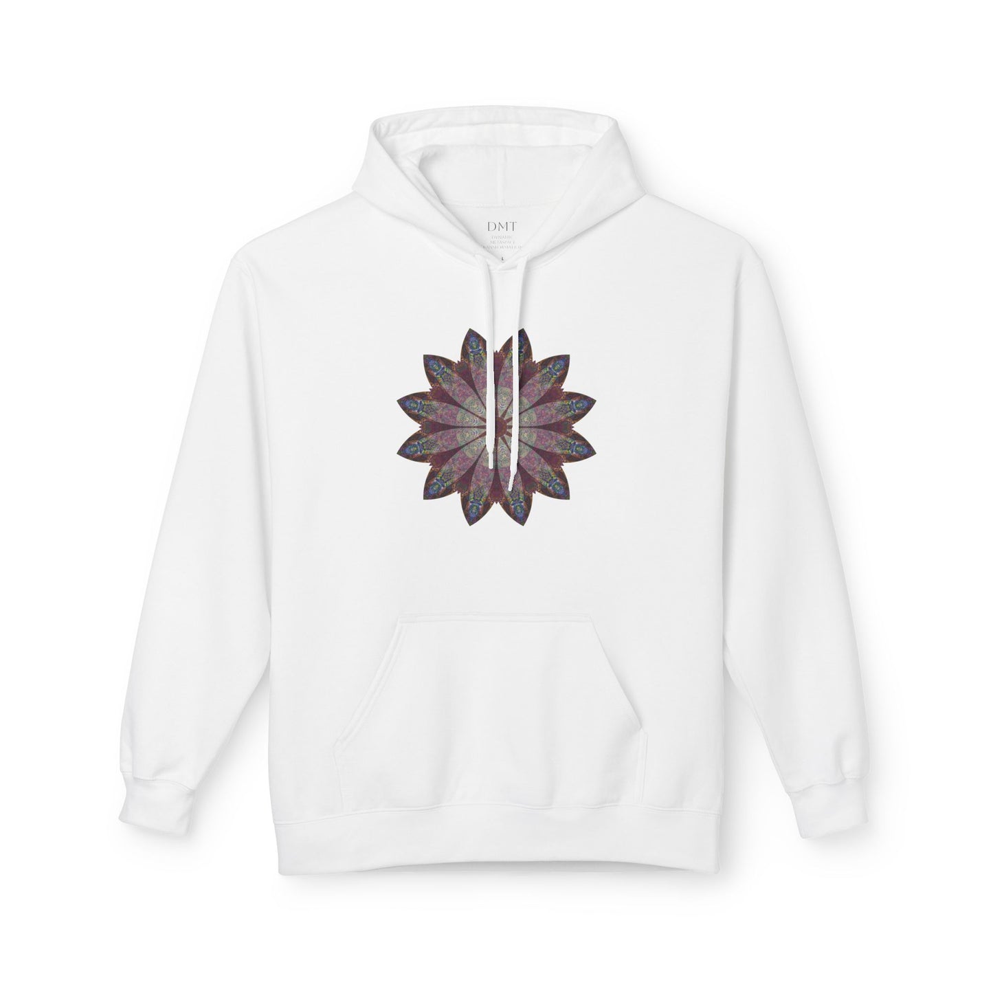 Unisex Midweight Softstyle Fleece Hoodie - Love Light Mandalas No.9