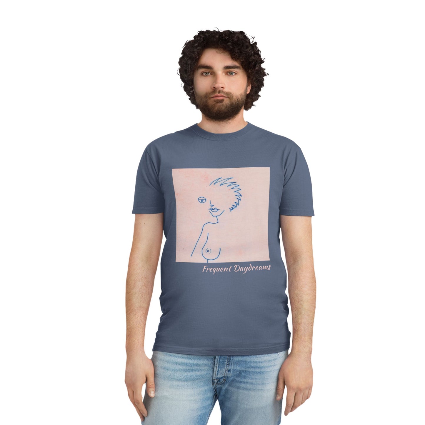 Unisex Faded Shirt - Frequent Daydreams Sketch No.46