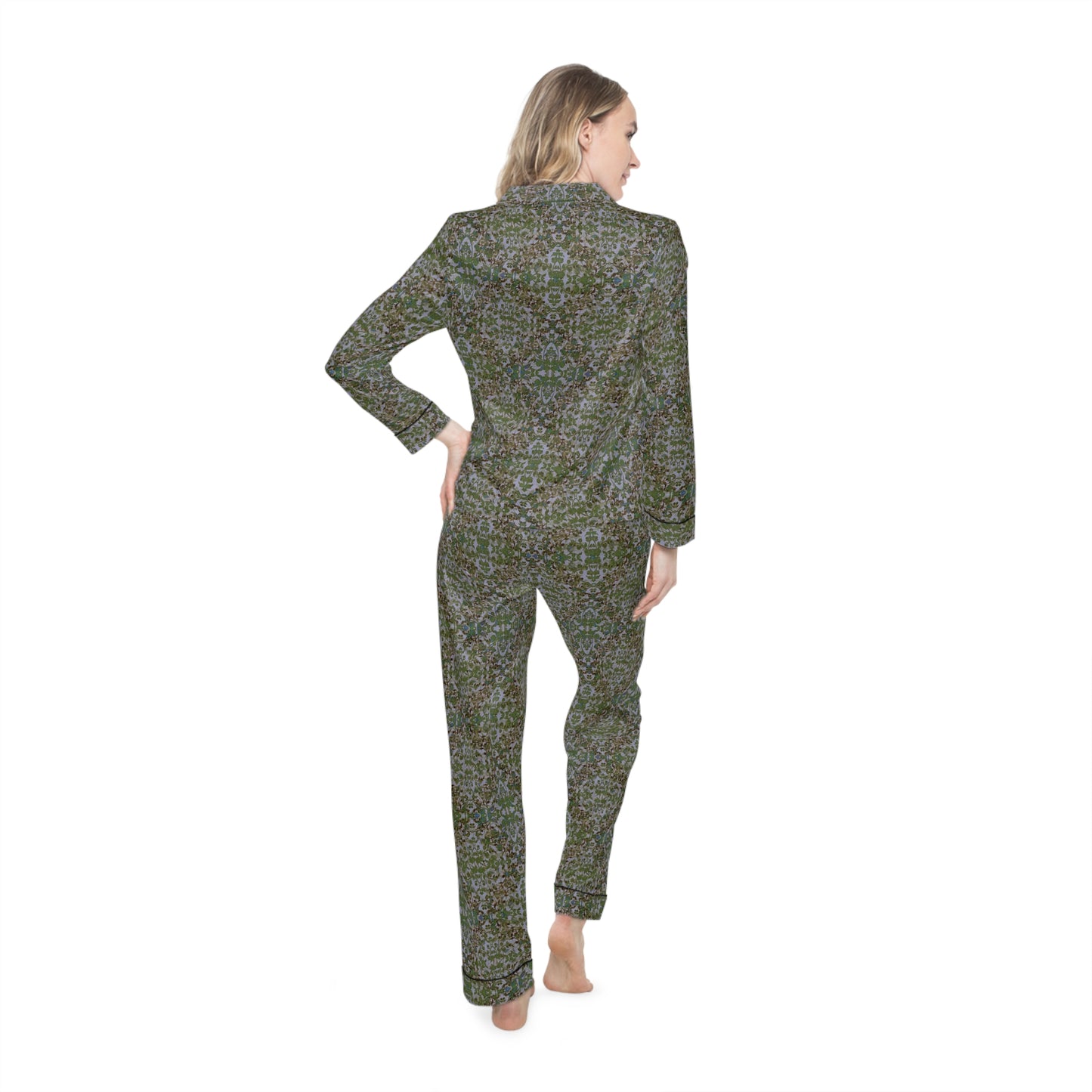 Women's Satin Pajamas - Hidden Weave No.7