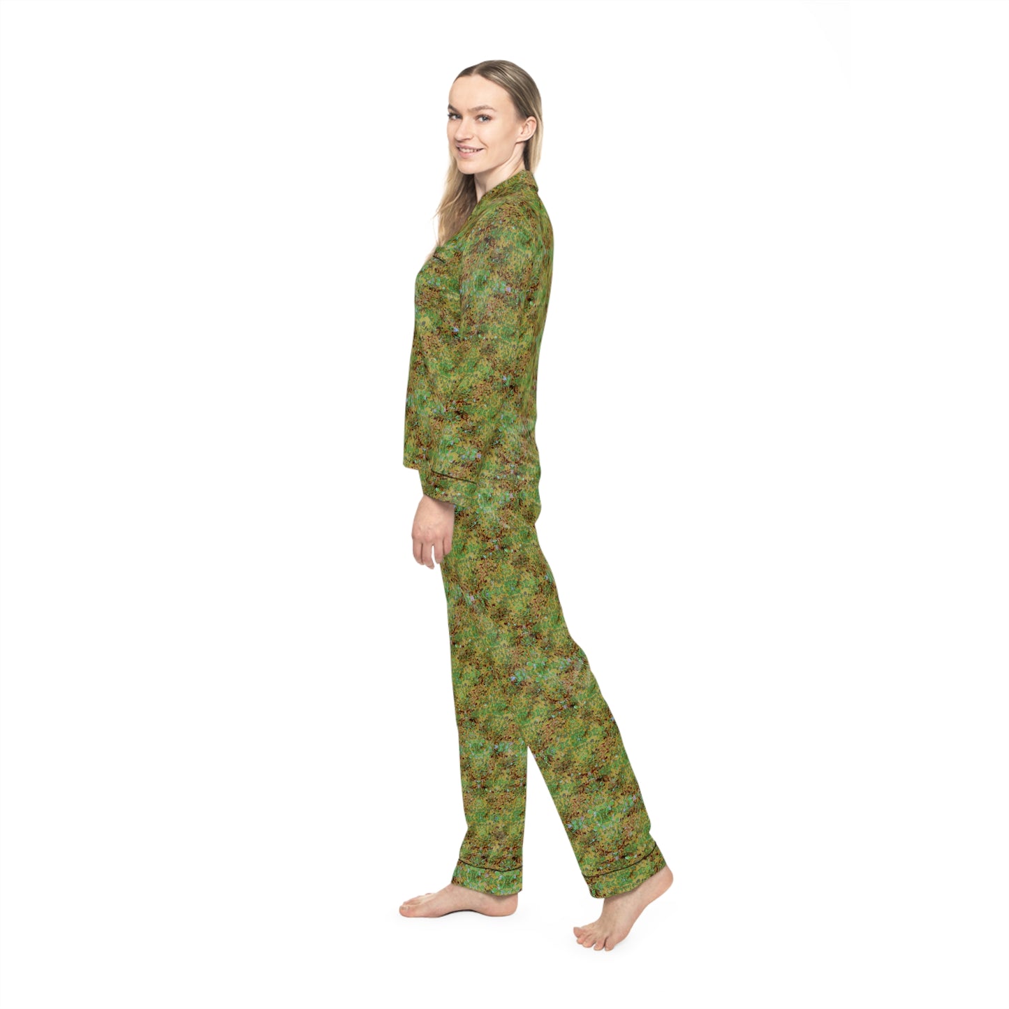 Women's Satin Pajamas - Hidden Weave No.6