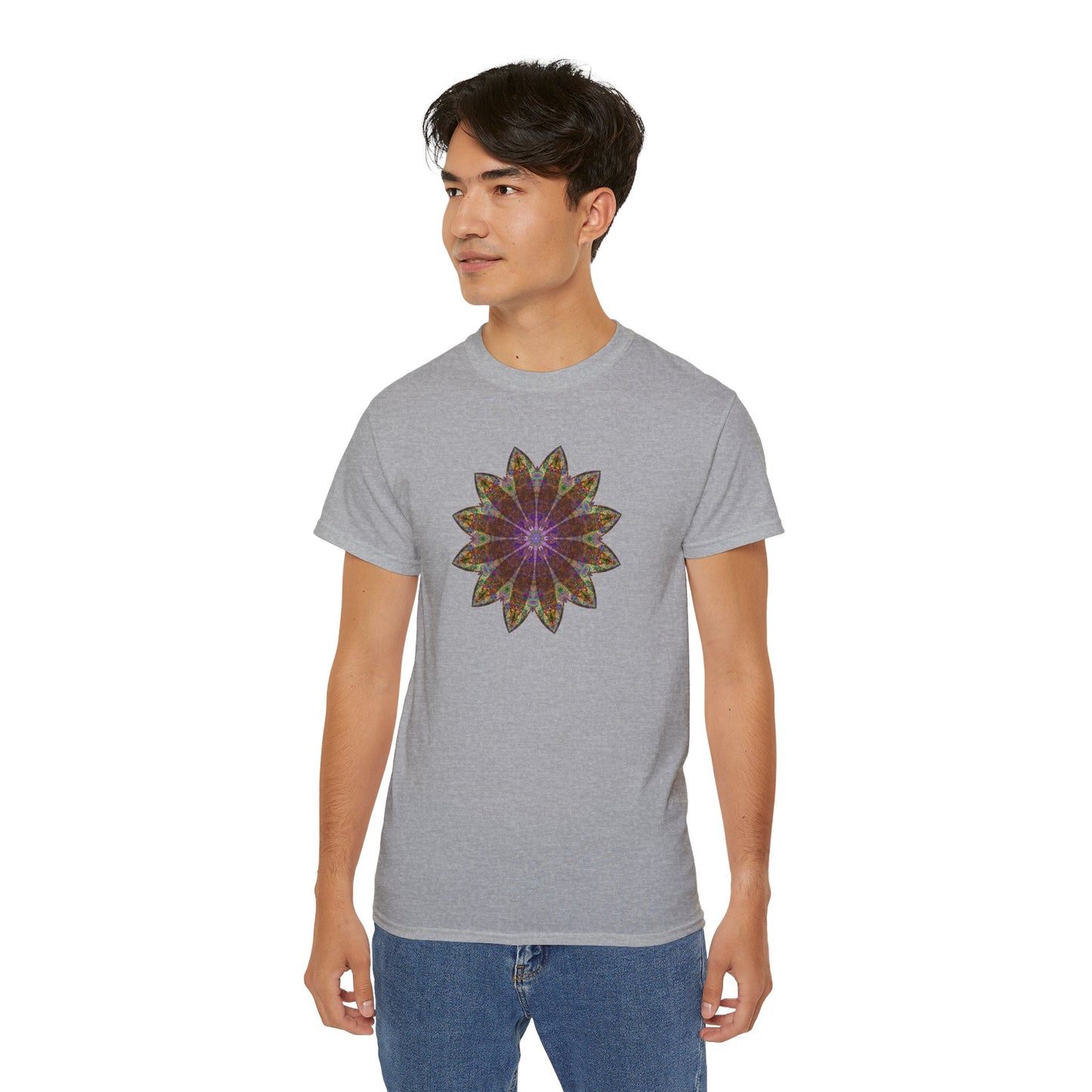 Unisex Ultra Cotton Tee - Love Light Mandalas No.13