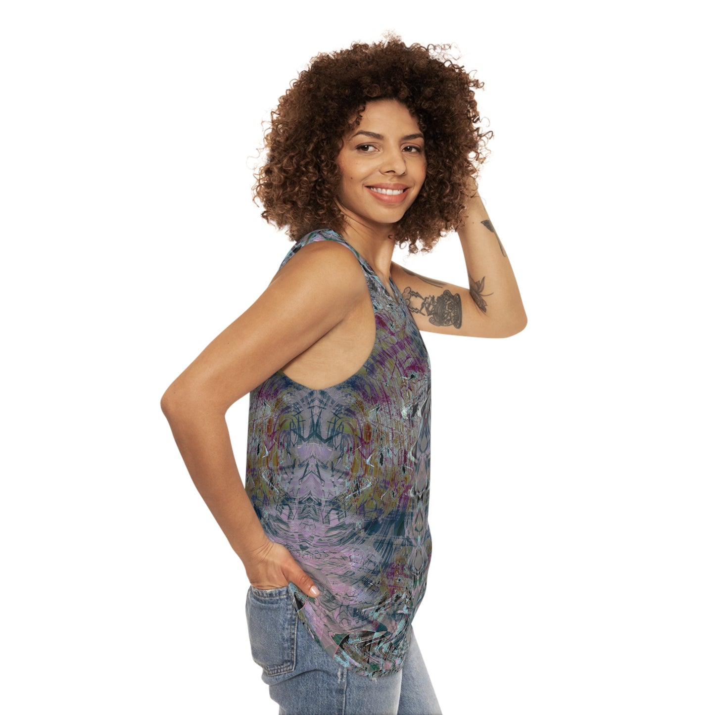 Unisex Tank Top - Love Light Fractals No.5