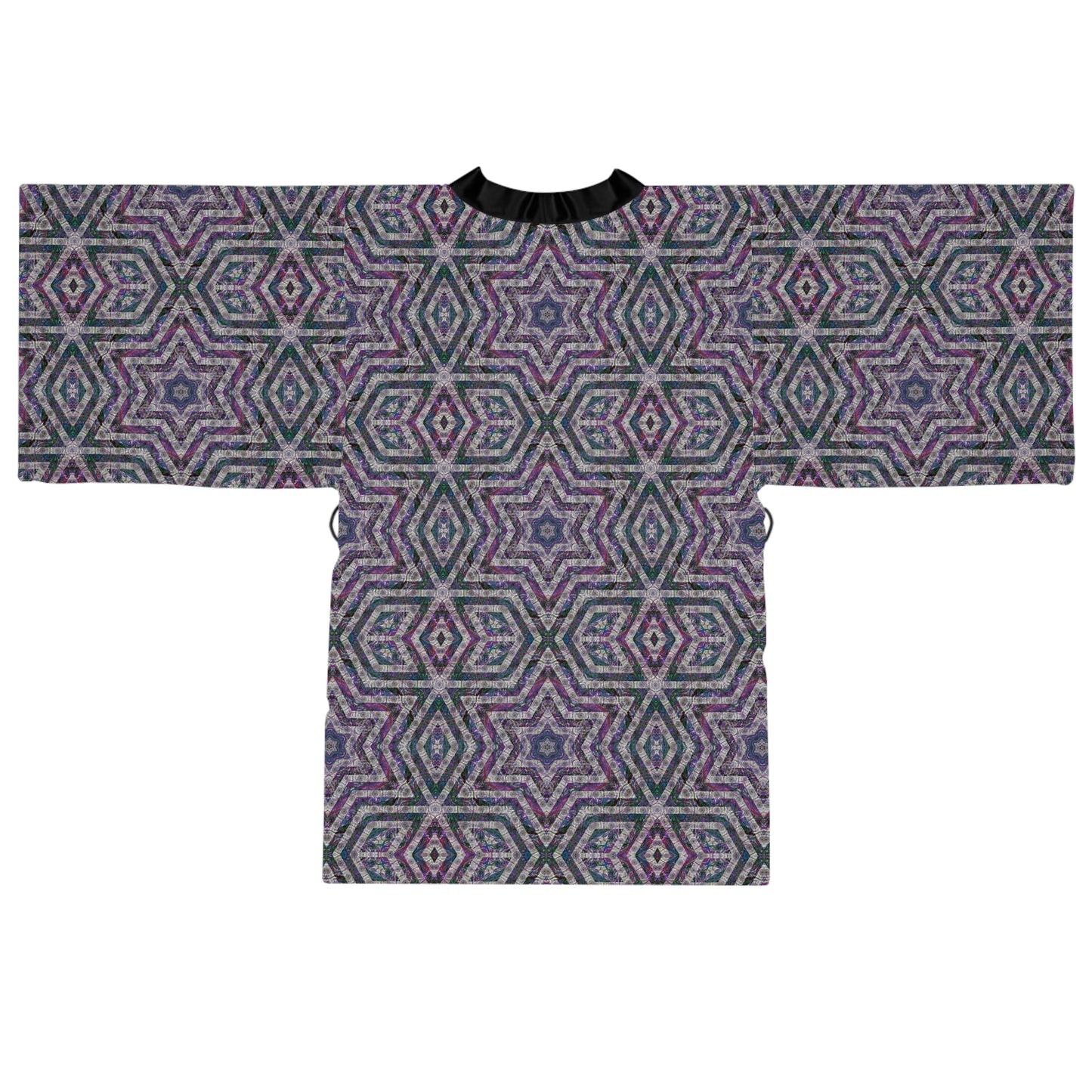 Long Sleeve Kimono Robe - P5 Kaleidoscopic No.26