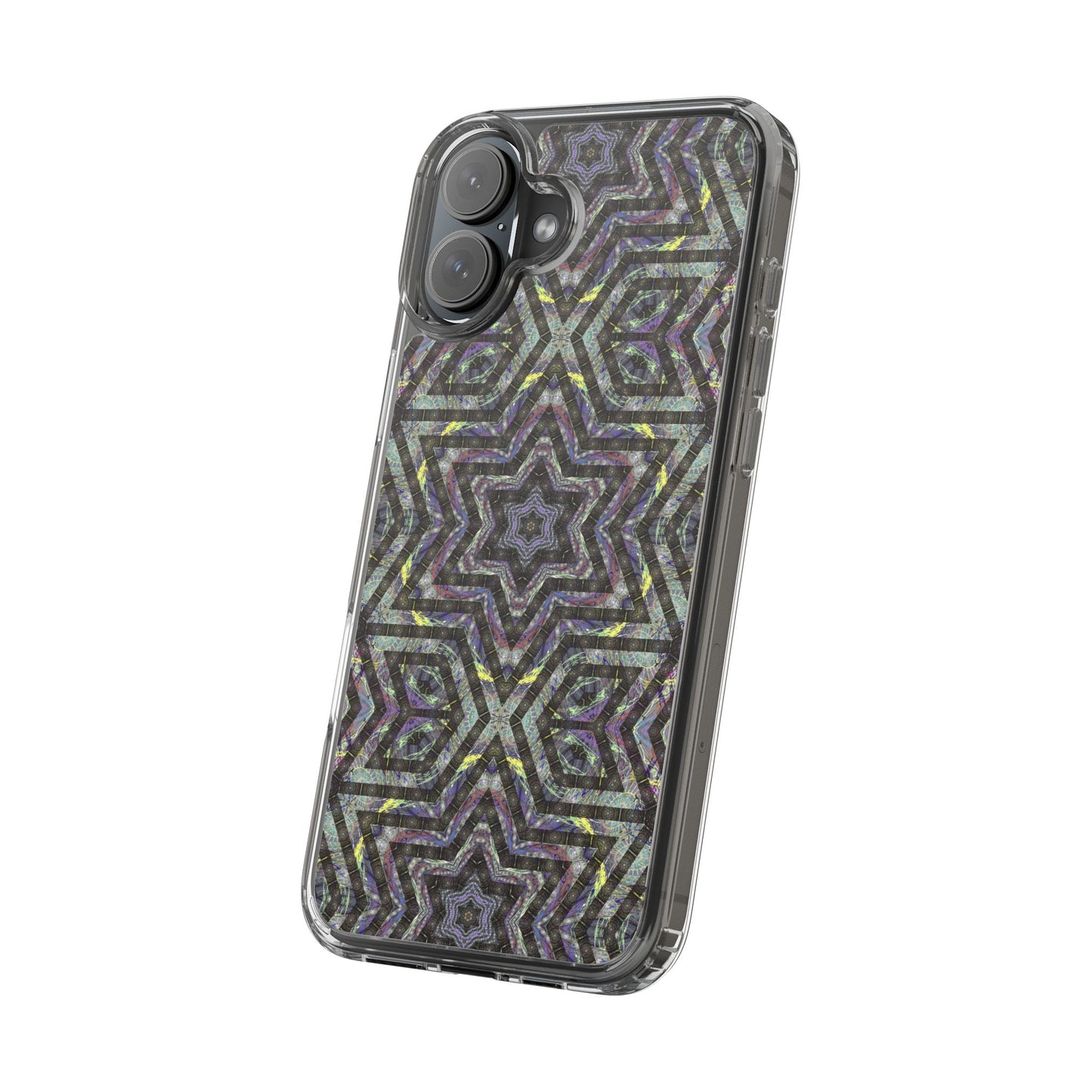 iPhone 16 Clear Case – P5 Kaleidoscopic No.1