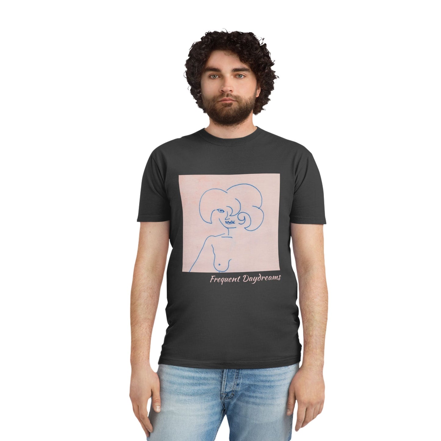 Unisex Faded Shirt - Frequent Daydreams Sketch No.45