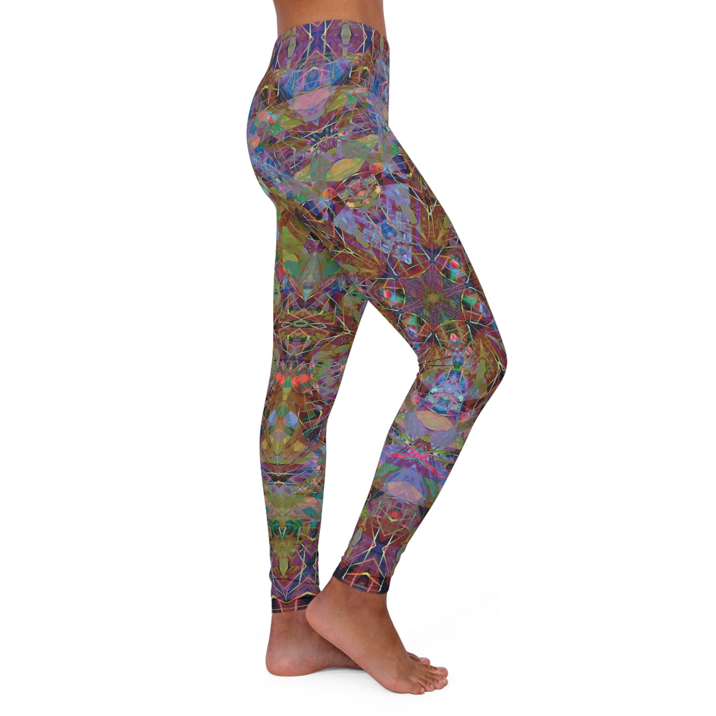 Spandex Leggings - Mandala Series No.14