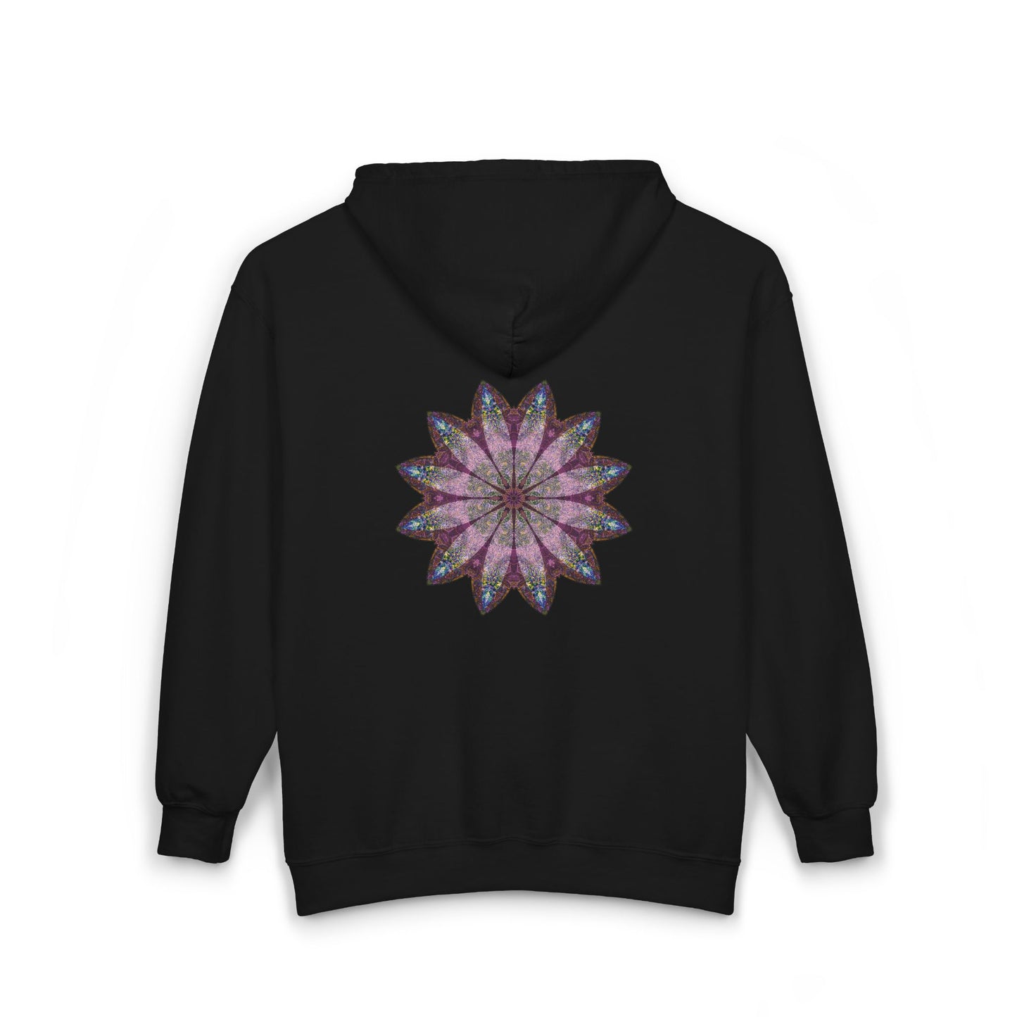 Unisex Heavy Blend™ Full Zip Hooded Sweatshirt - Love Light Mandalas No.19