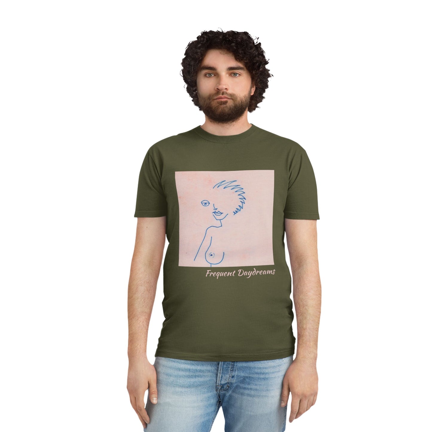 Unisex Faded Shirt - Frequent Daydreams Sketch No.46