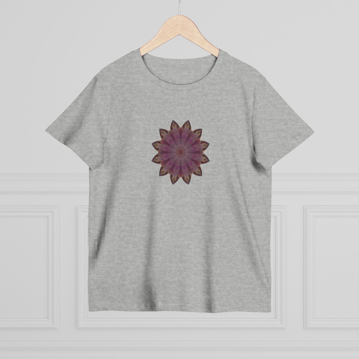 Women’s Maple Tee - Love Light Mandalas No.6