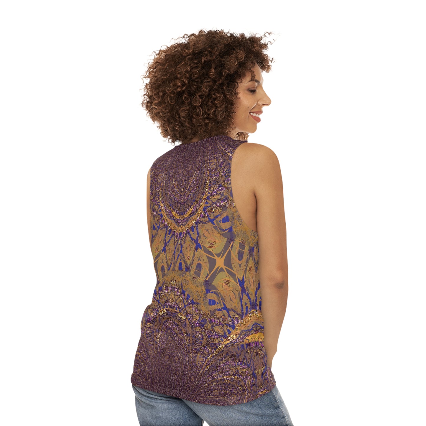 Unisex Tank Top - Love Light Fractals No.9