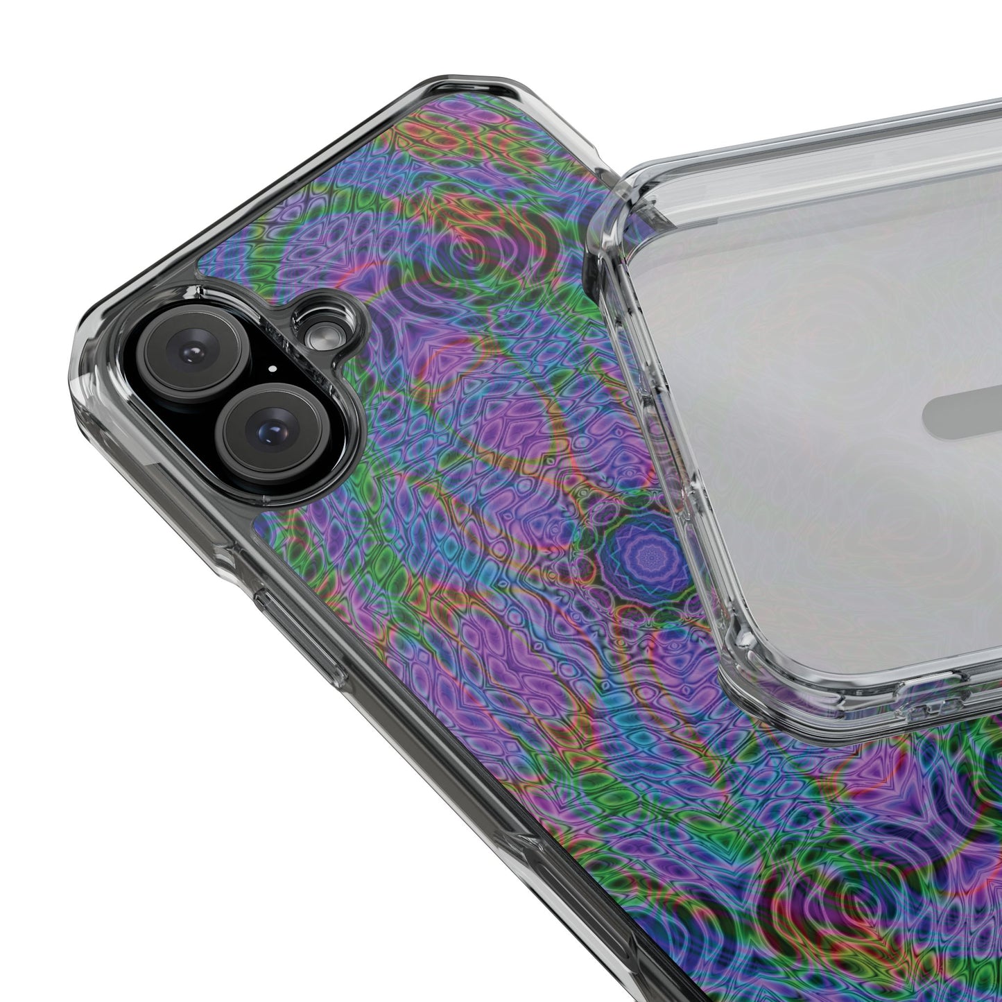 iPhone 16 Magnetic Clear Impact Case - DMT Seer No.21