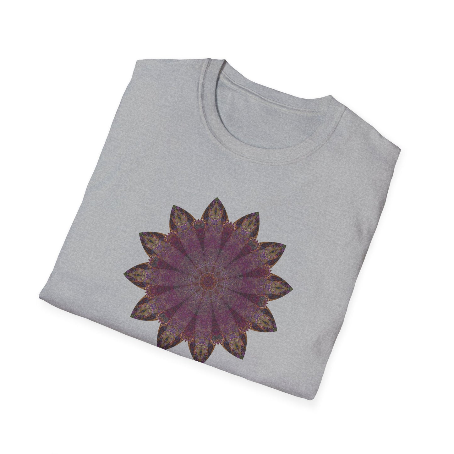 Unisex Softstyle T-Shirt - Love Light Mandalas No.6