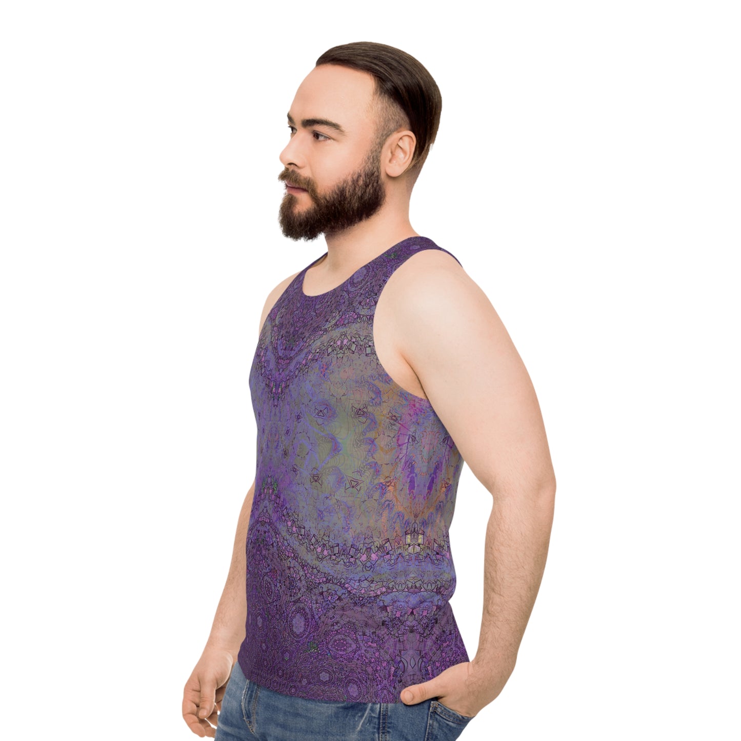 Unisex Tank Top - Love Light Fractals No.13