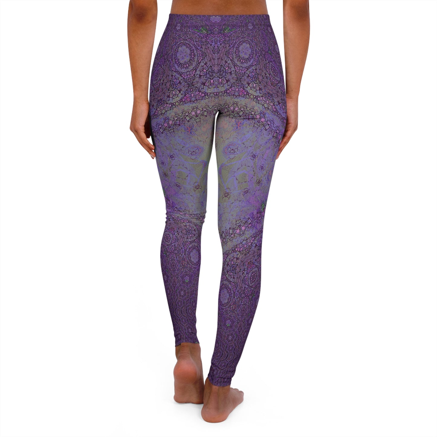 Spandex Leggings - Love Light Fractals No.13b